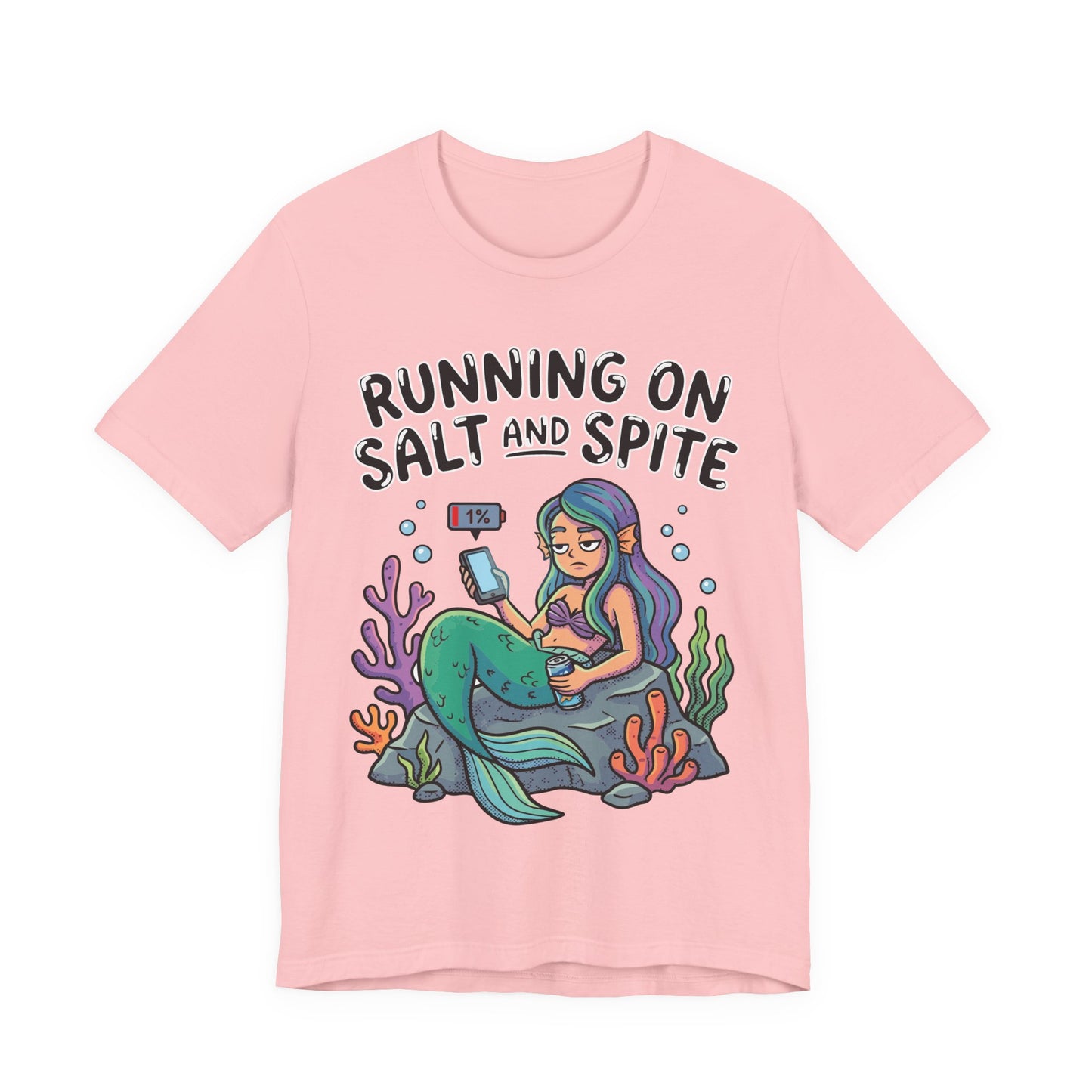 Running on Salt and Spite Funny Burnout Shirt | Khai Studio