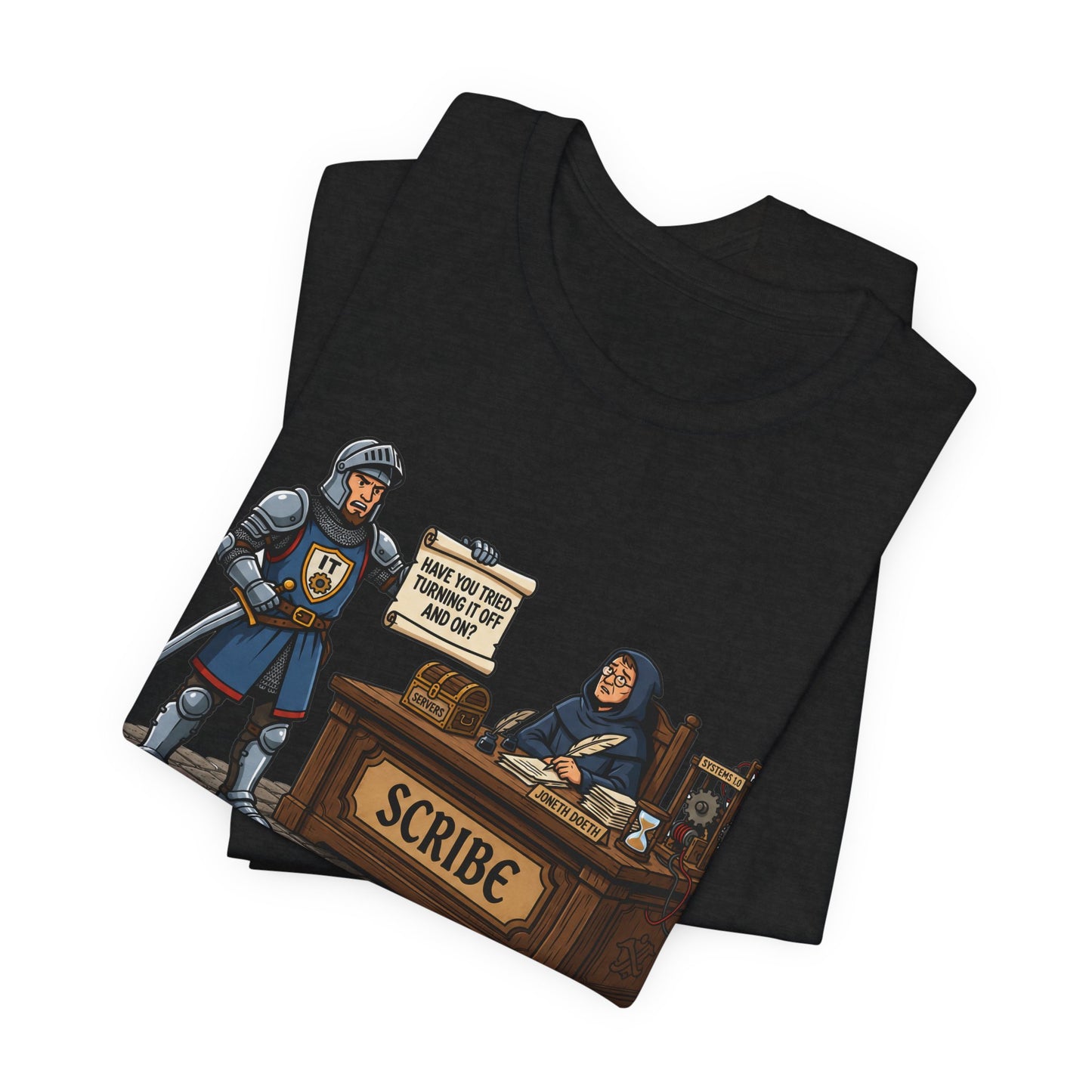 Help Desk Have You Tried Turning It Off and On Funny Burnout Shirt | Khai Studio