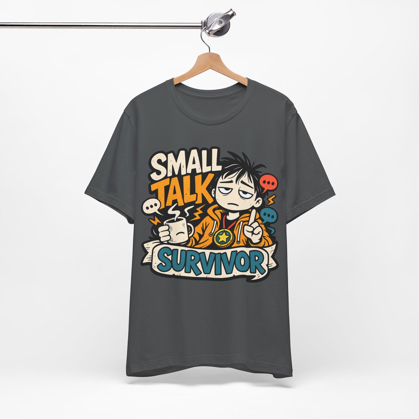 Small Talk Survivor Funny Introvert Shirt | Khai Studio