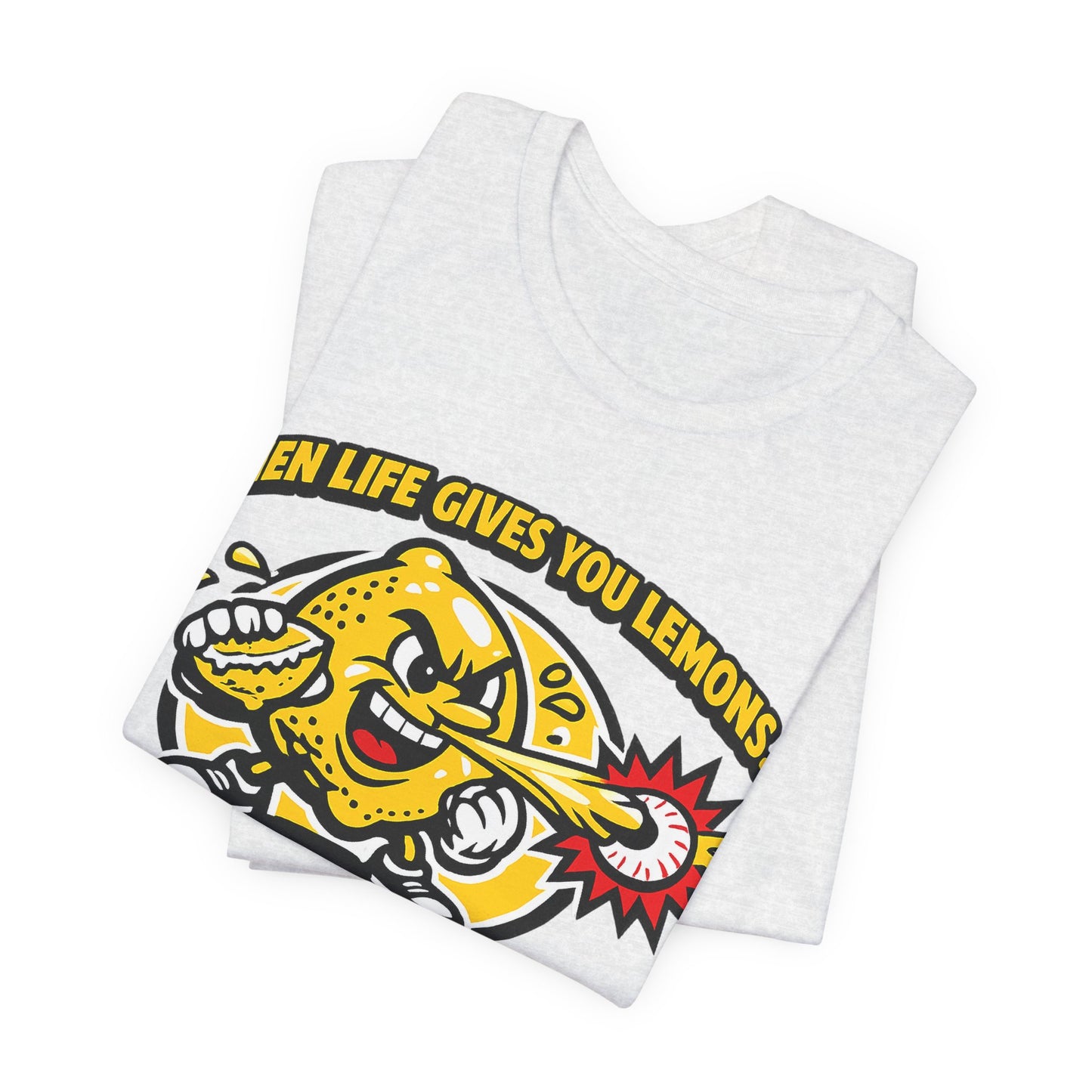 When Life Gives You Lemons Squirt Someone in the Eye Funny Burnout Shirt | Khai Studio