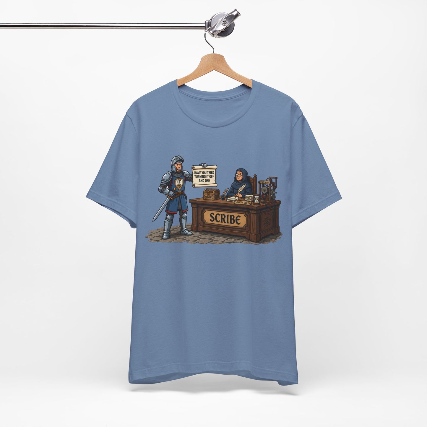 Help Desk Have You Tried Turning It Off and On Funny Burnout Shirt | Khai Studio