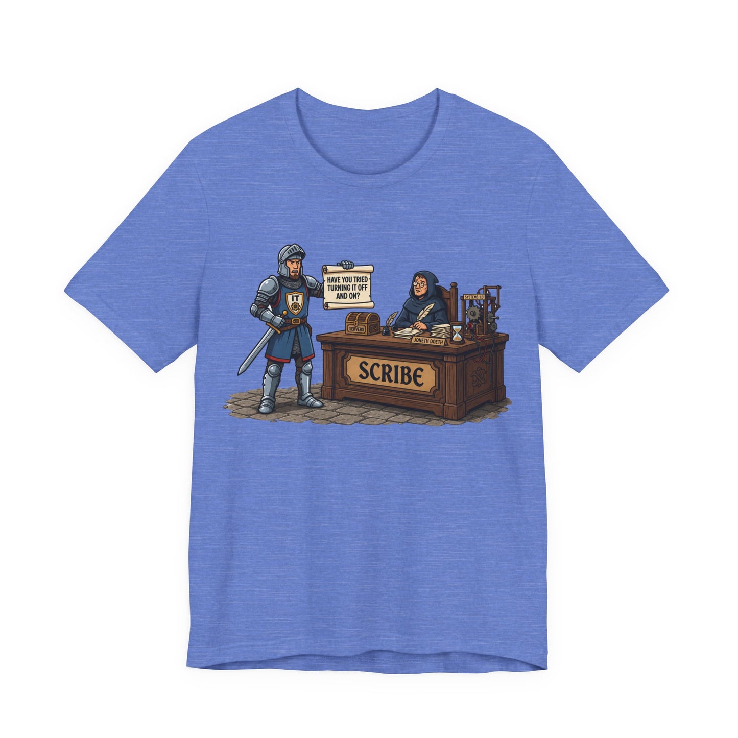 Help Desk Have You Tried Turning It Off and On Funny Burnout Shirt | Khai Studio