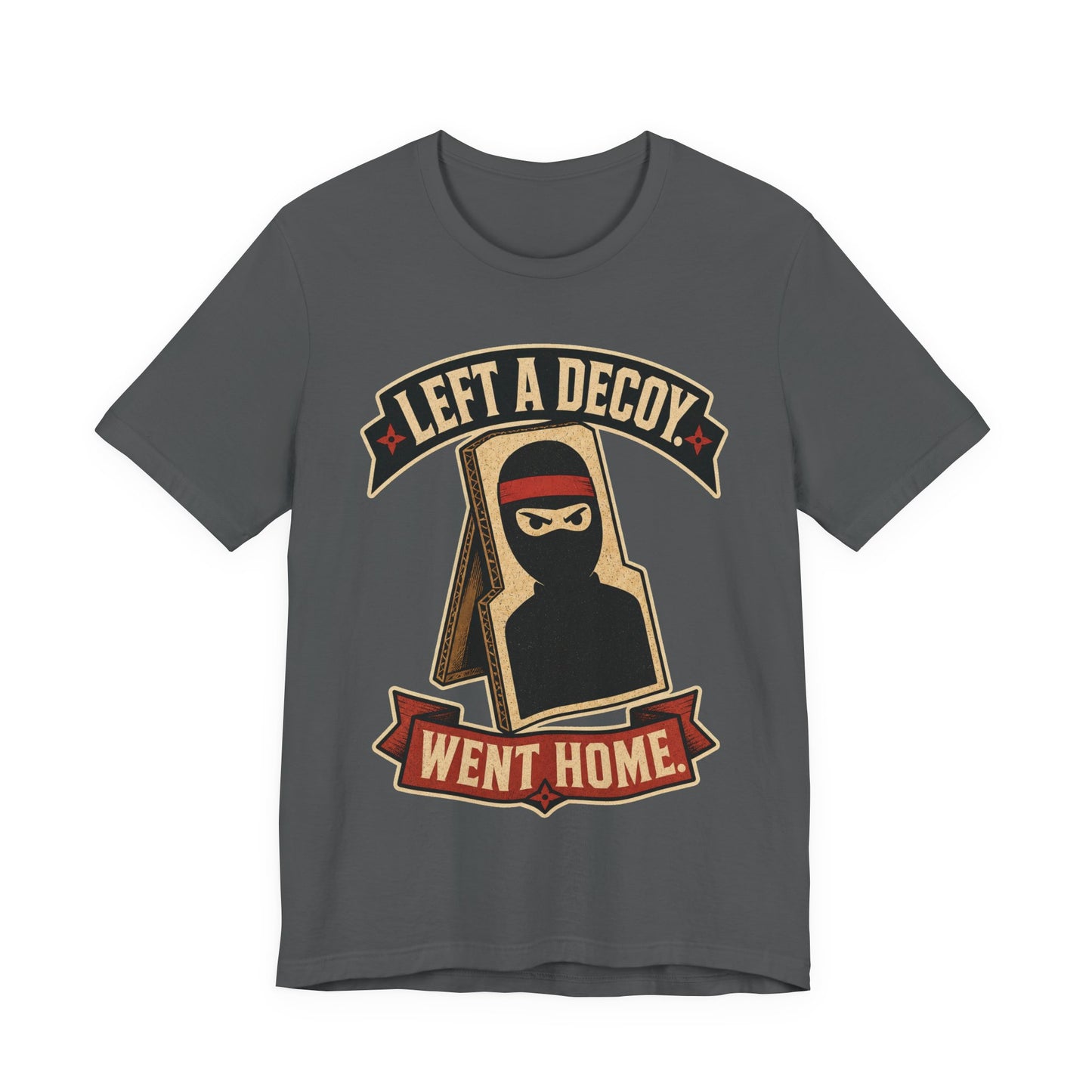Left a Decoy Went Home Funny Ninja Office Shirt | Khai Studio