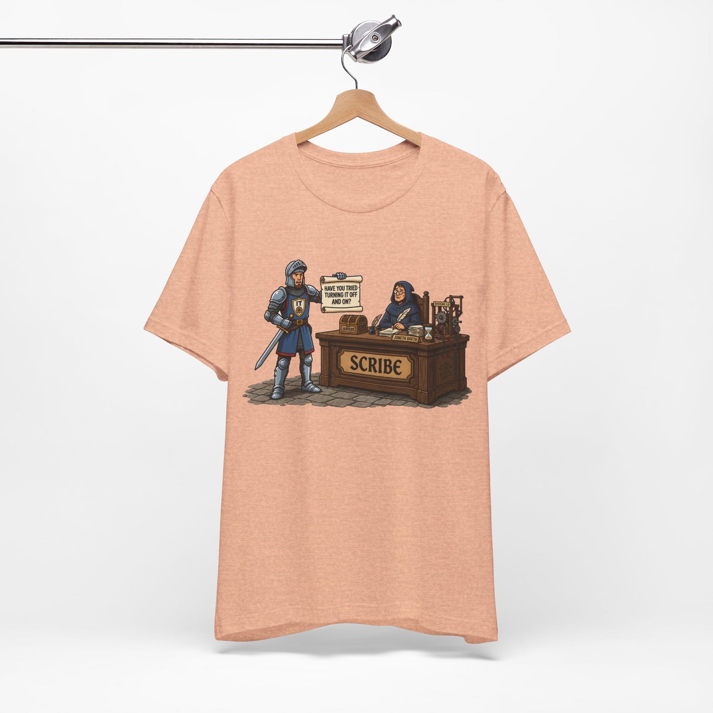 Help Desk Have You Tried Turning It Off and On Funny Burnout Shirt | Khai Studio