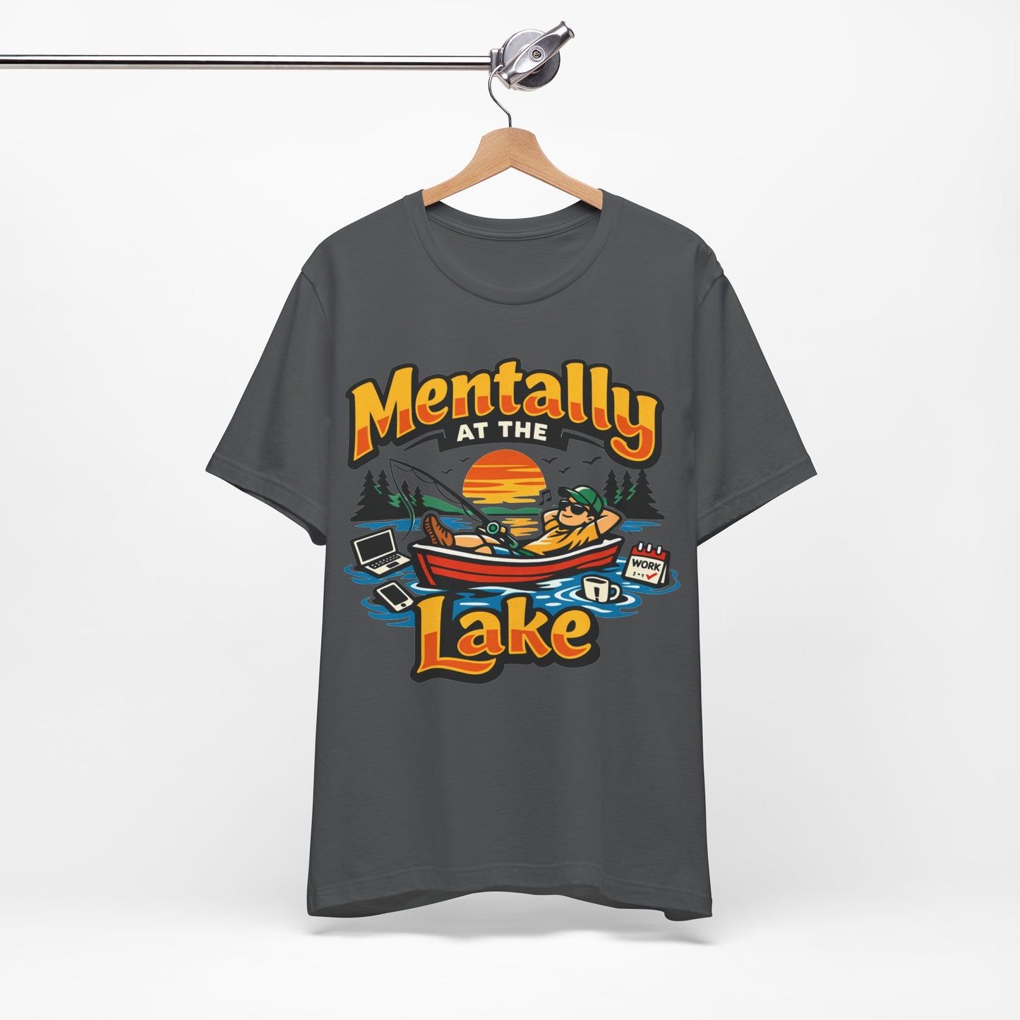 Mentally at the Lake Funny Introvert Shirt | Khai Studio