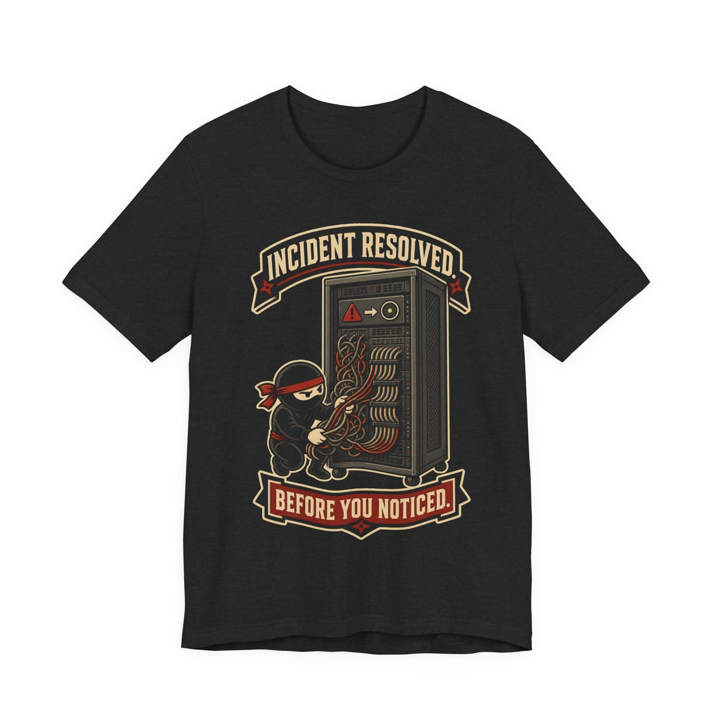 Incident Resolved Before You Noticed Funny Ninja Office Shirt | Khai Studio