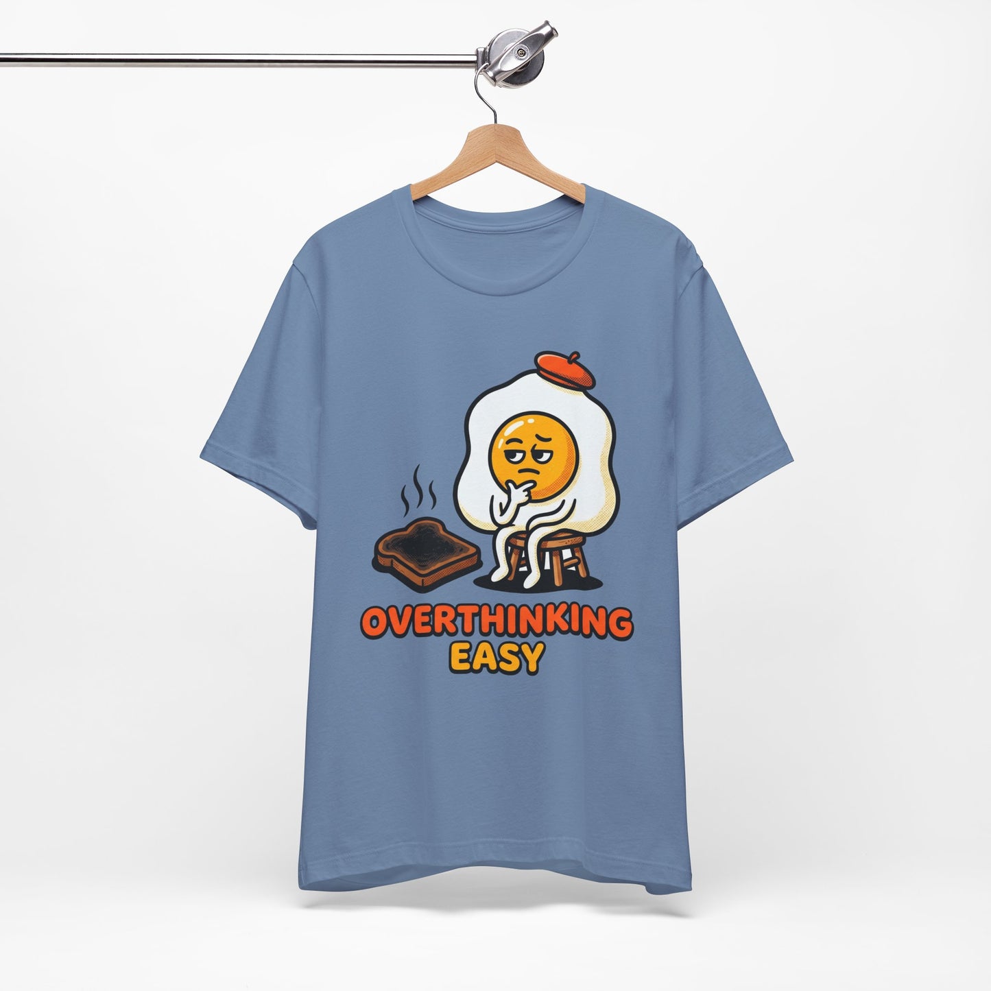 Overthinking Easy Funny Burnout Shirt | Khai Studio