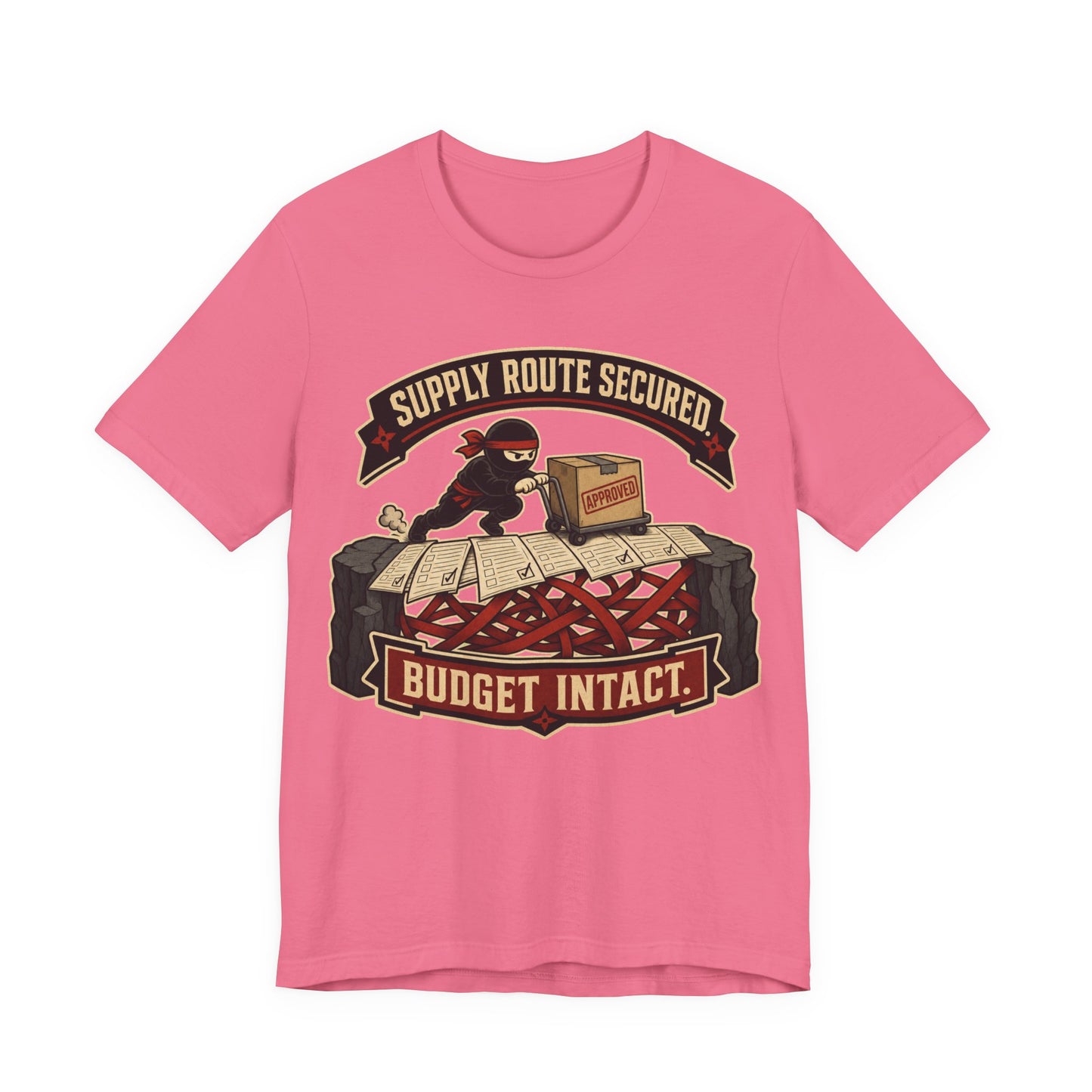 Supply Route Secured Budget Intact Funny Ninja Office Shirt | Khai Studio
