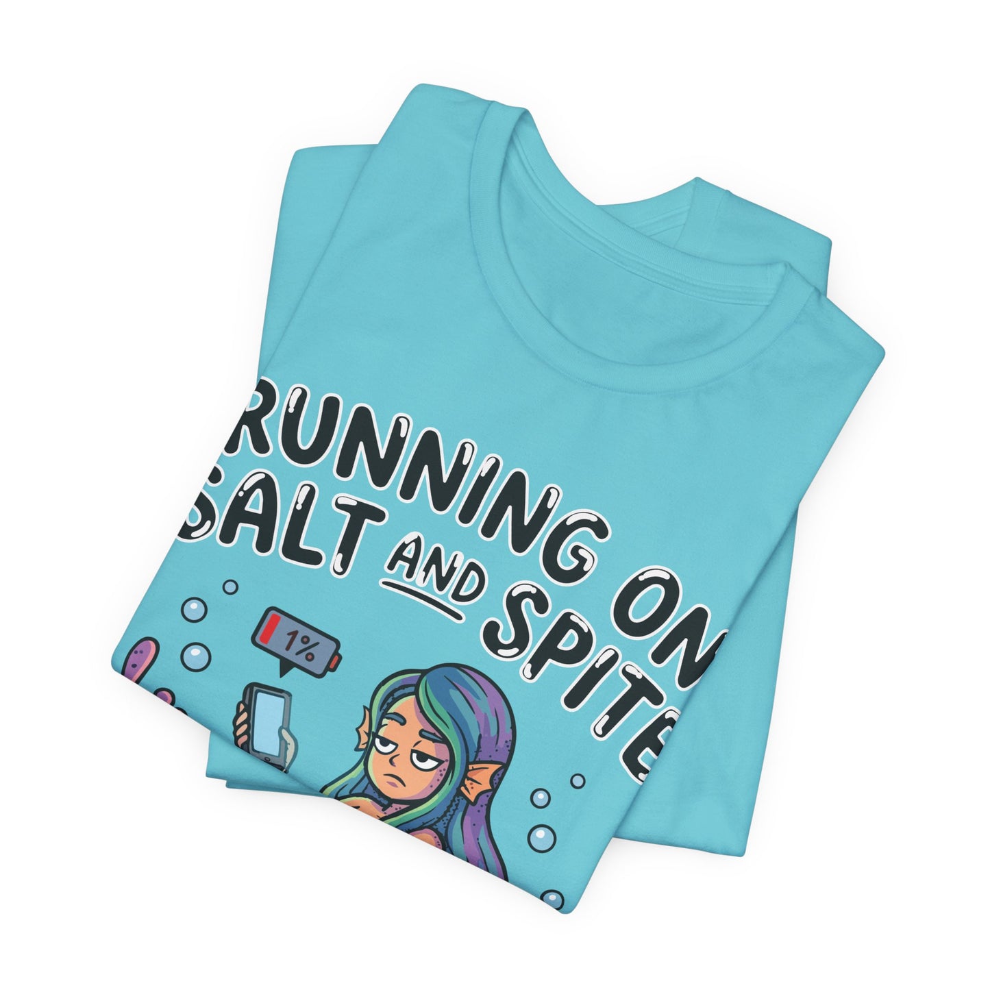 Running on Salt and Spite Funny Burnout Shirt | Khai Studio