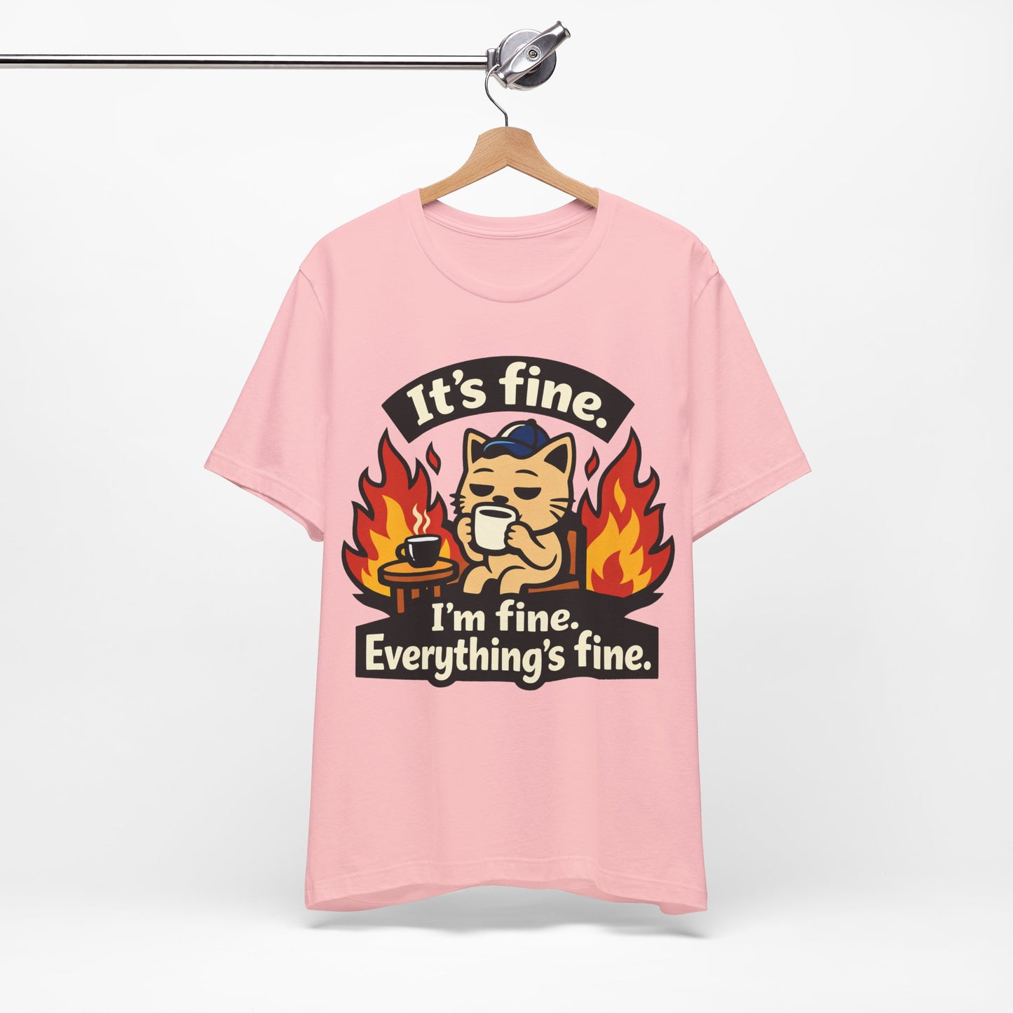 It's Fine I'm Fine Everything's Fine Funny Burnout Shirt | Khai Studio