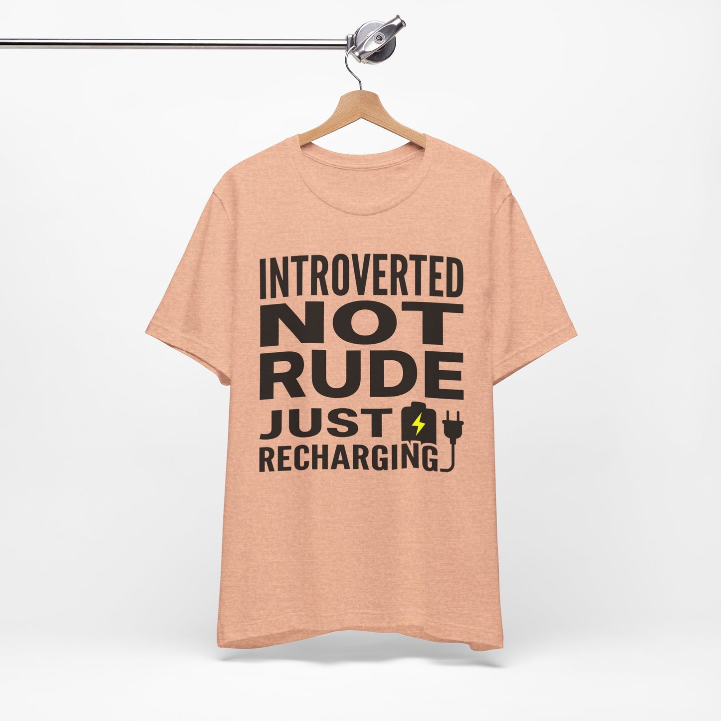 Introverted Not Rude Just Recharging Funny Introvert Shirt | Khai Studio