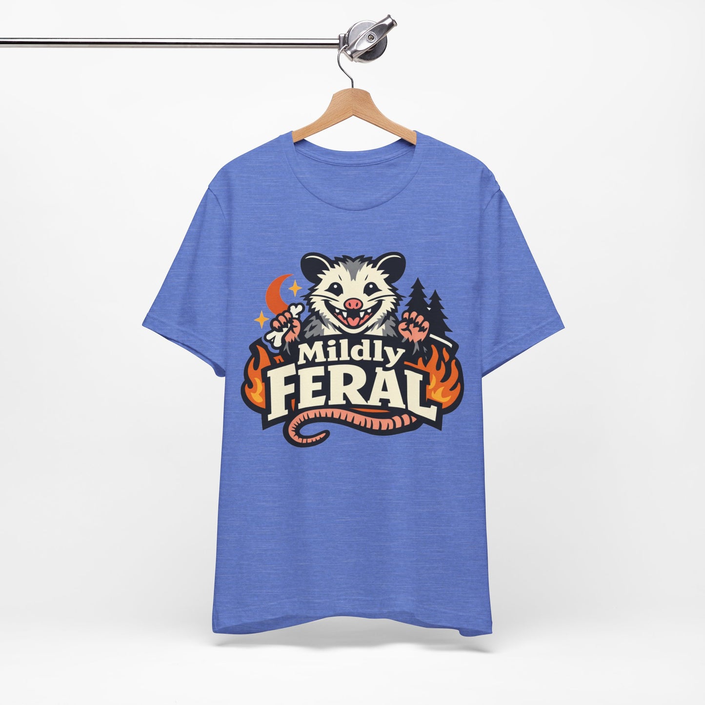 Mildly Feral Funny Burnout Shirt | Khai Studio