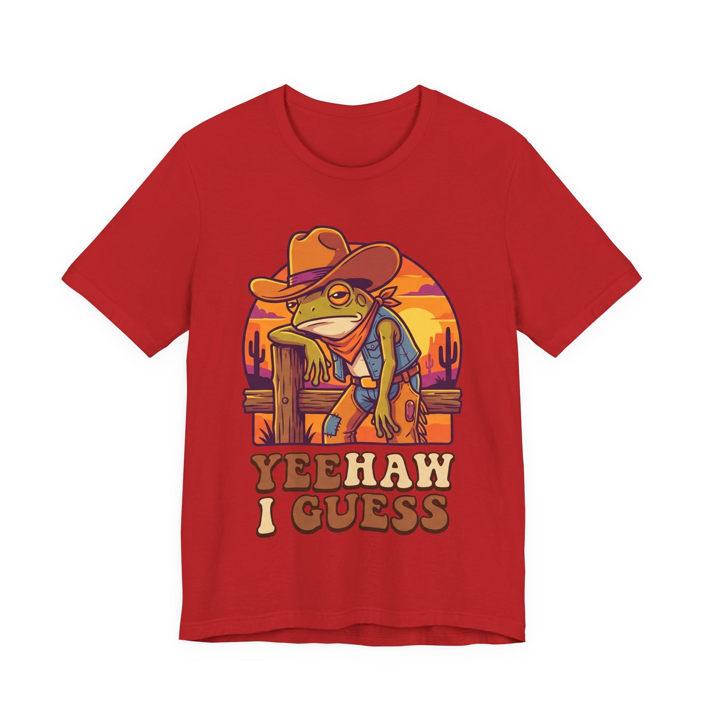 Yeehaw I Guess Funny Burnout Shirt | Khai Studio