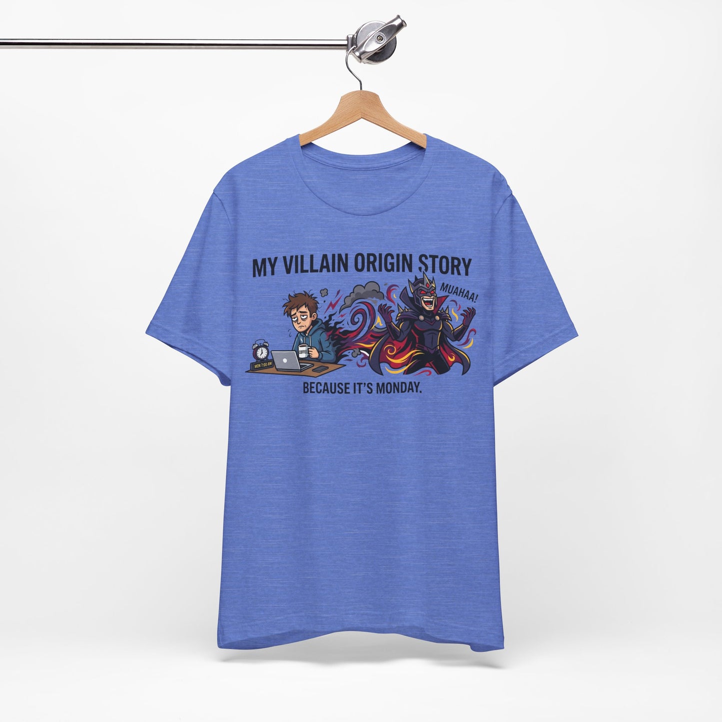 My Villain Origin Story Because It's Monday Funny Burnout Shirt | Khai Studio