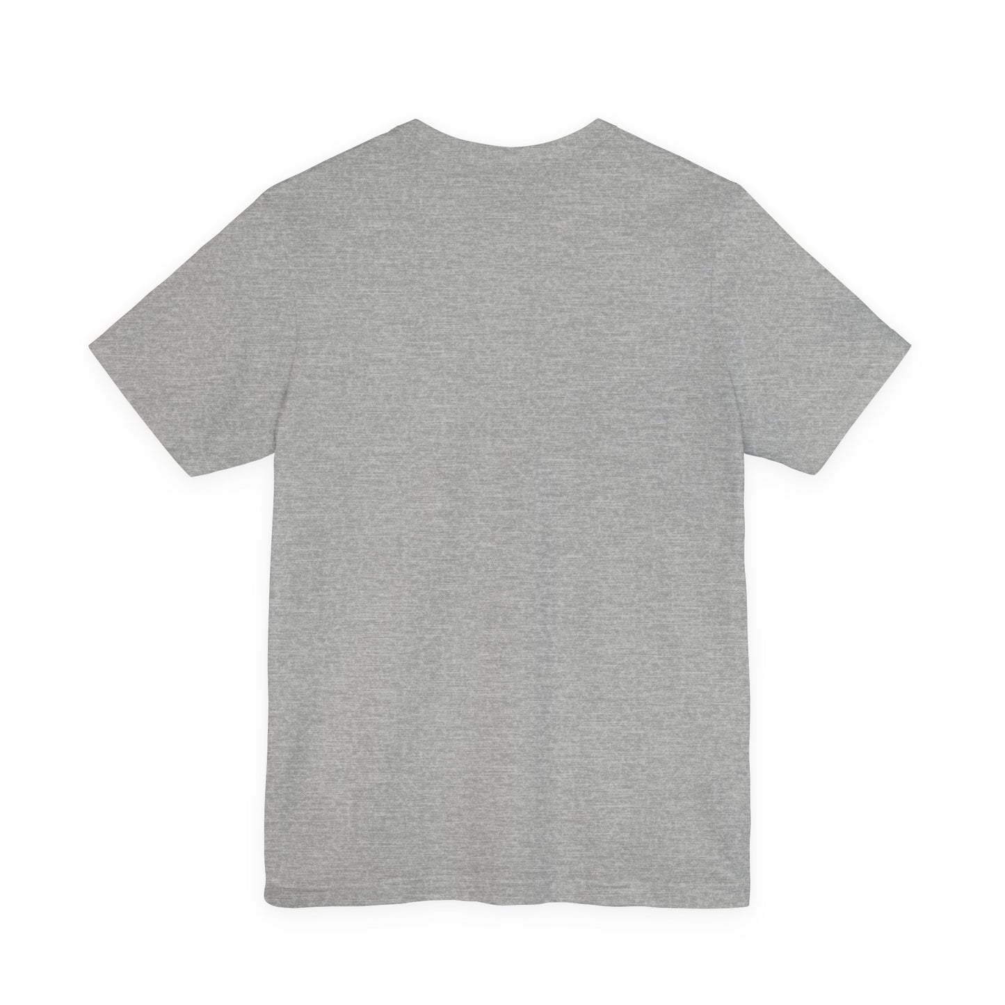 Red Bella+Canvas 3001 unisex tee with Rockstar Ninja Developer graphic and text design, lifestyle view