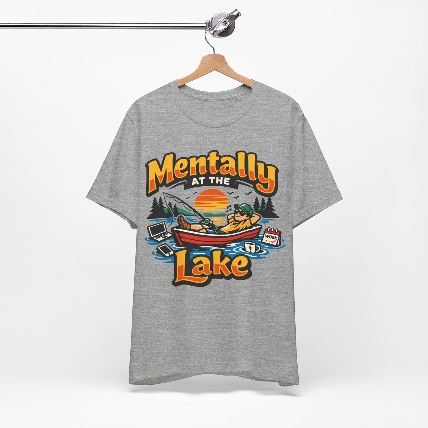 Mentally at the Lake Funny Introvert Shirt | Khai Studio