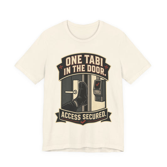 One Tabi in the Door Funny Ninja Office Shirt | Khai Studio
