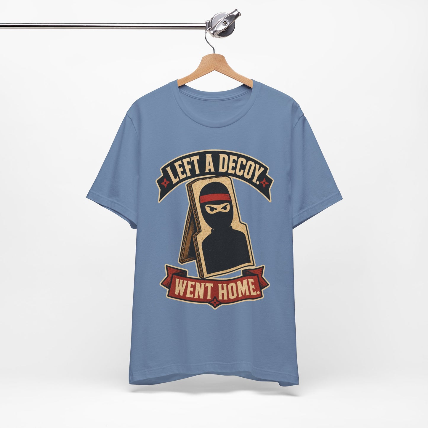 Left a Decoy Went Home Funny Ninja Office Shirt | Khai Studio