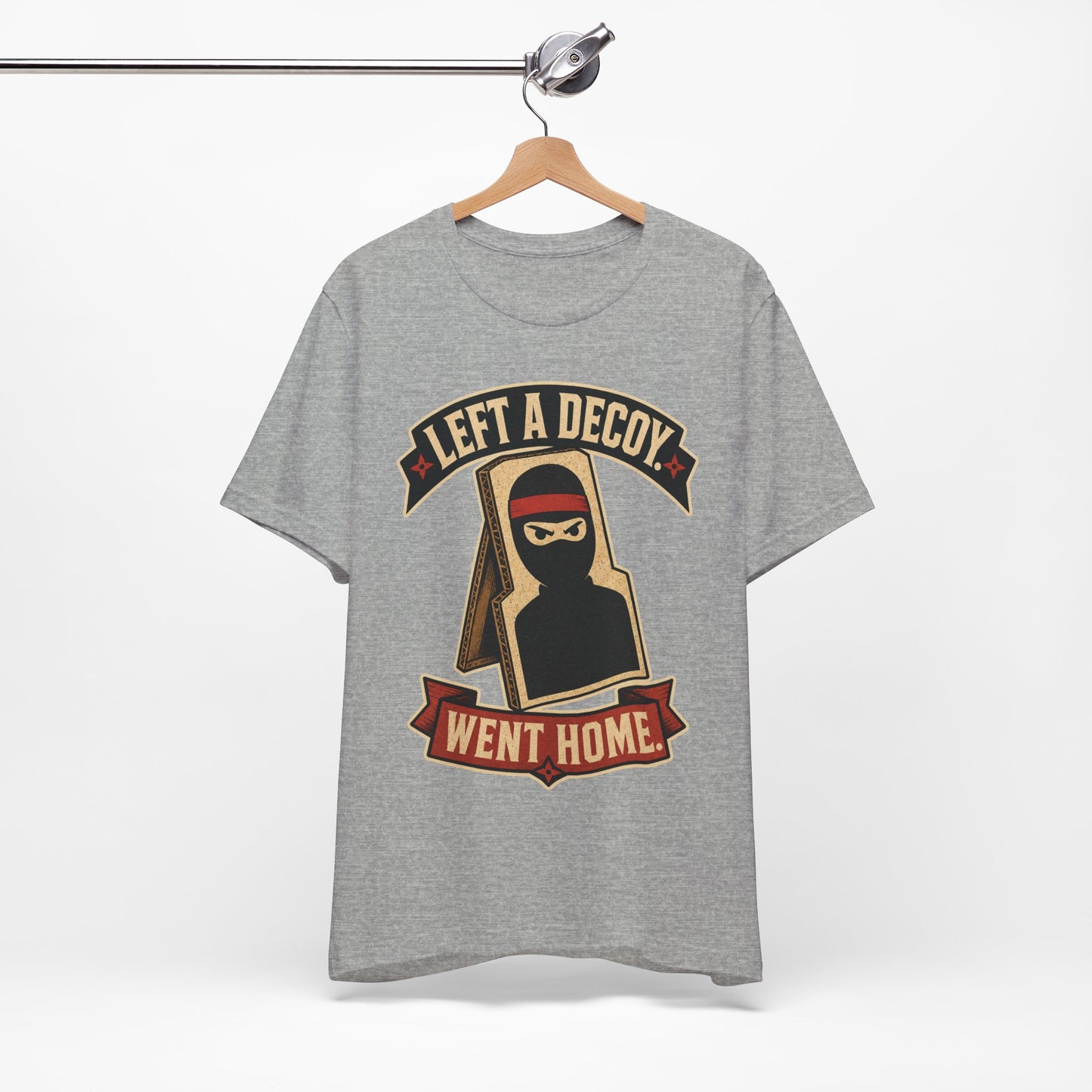 Left a Decoy Went Home Funny Ninja Office Shirt | Khai Studio