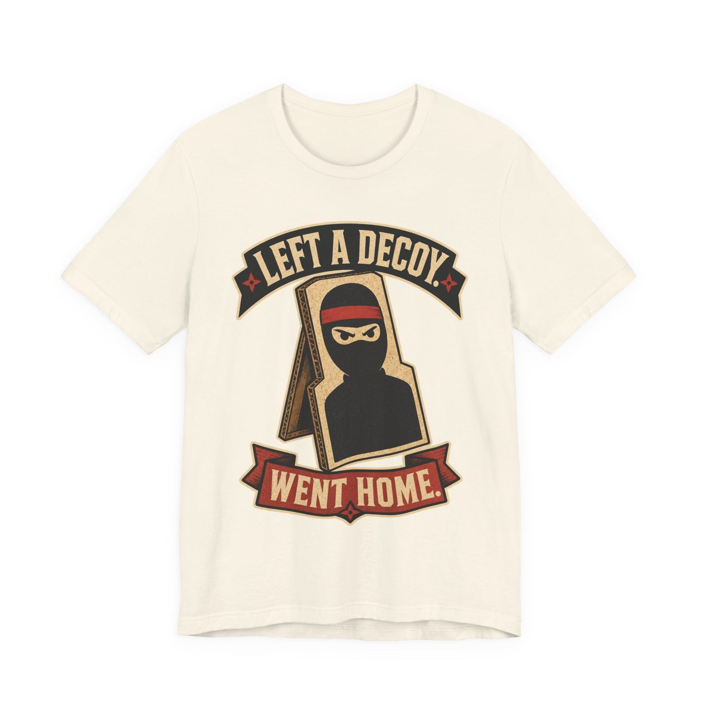 Left a Decoy Went Home Funny Ninja Office Shirt | Khai Studio