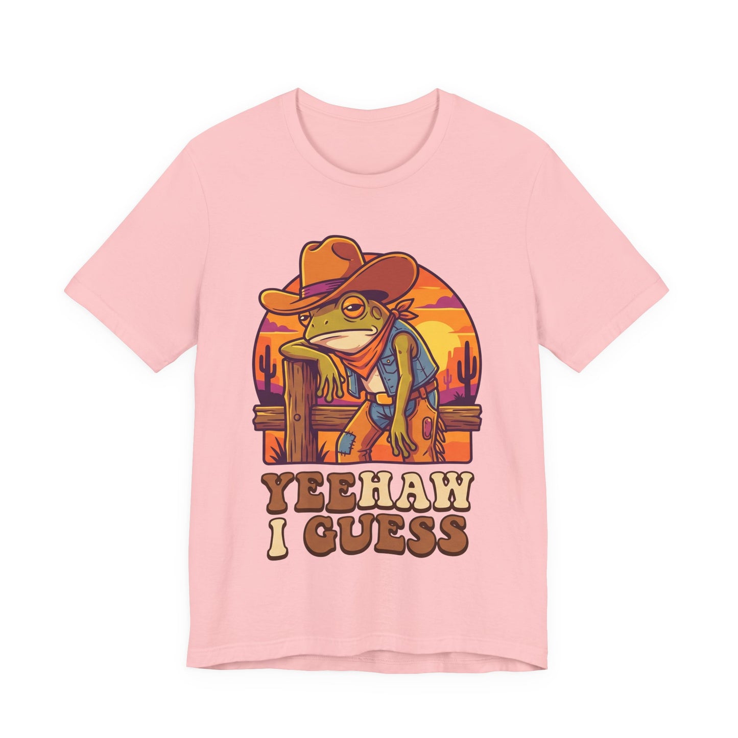Yeehaw I Guess Funny Burnout Shirt | Khai Studio