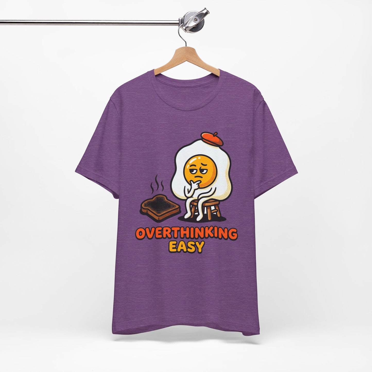Overthinking Easy Funny Burnout Shirt | Khai Studio