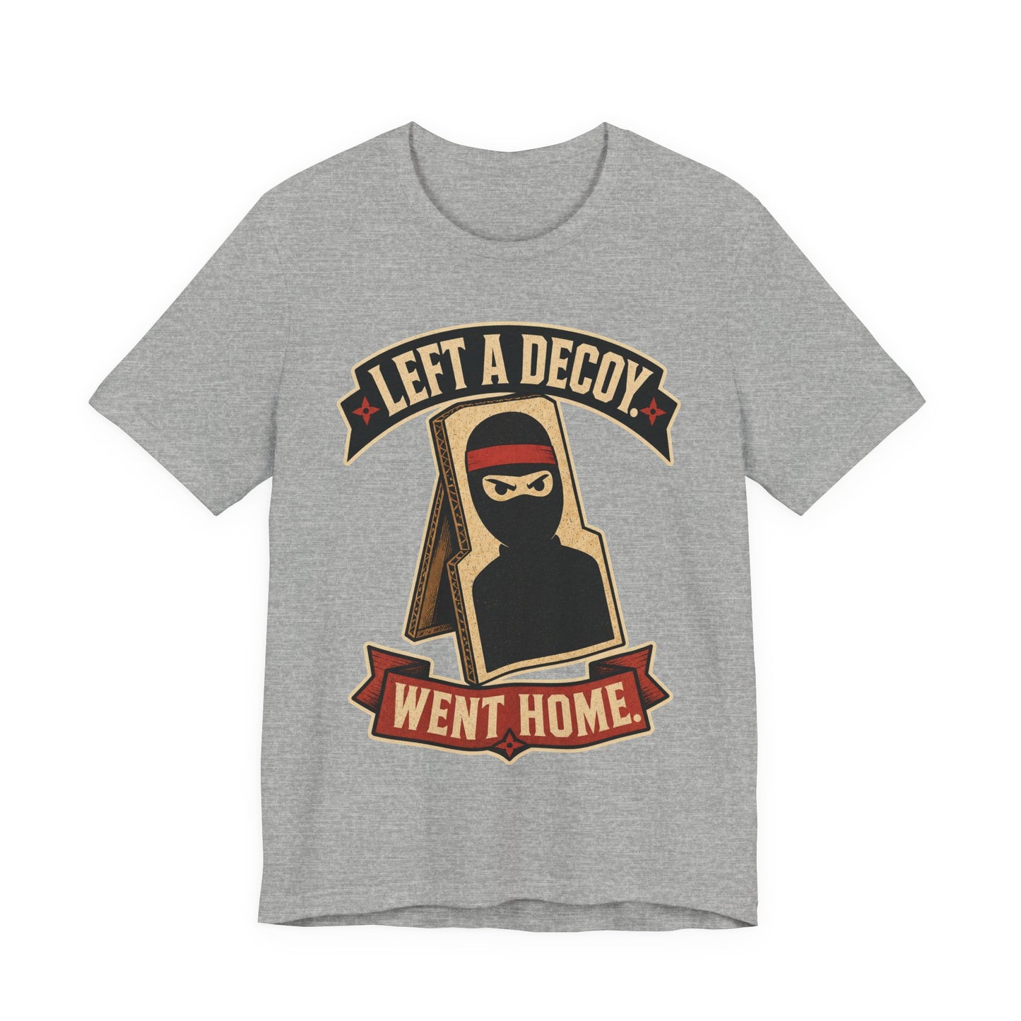 Left a Decoy Went Home Funny Ninja Office Shirt | Khai Studio