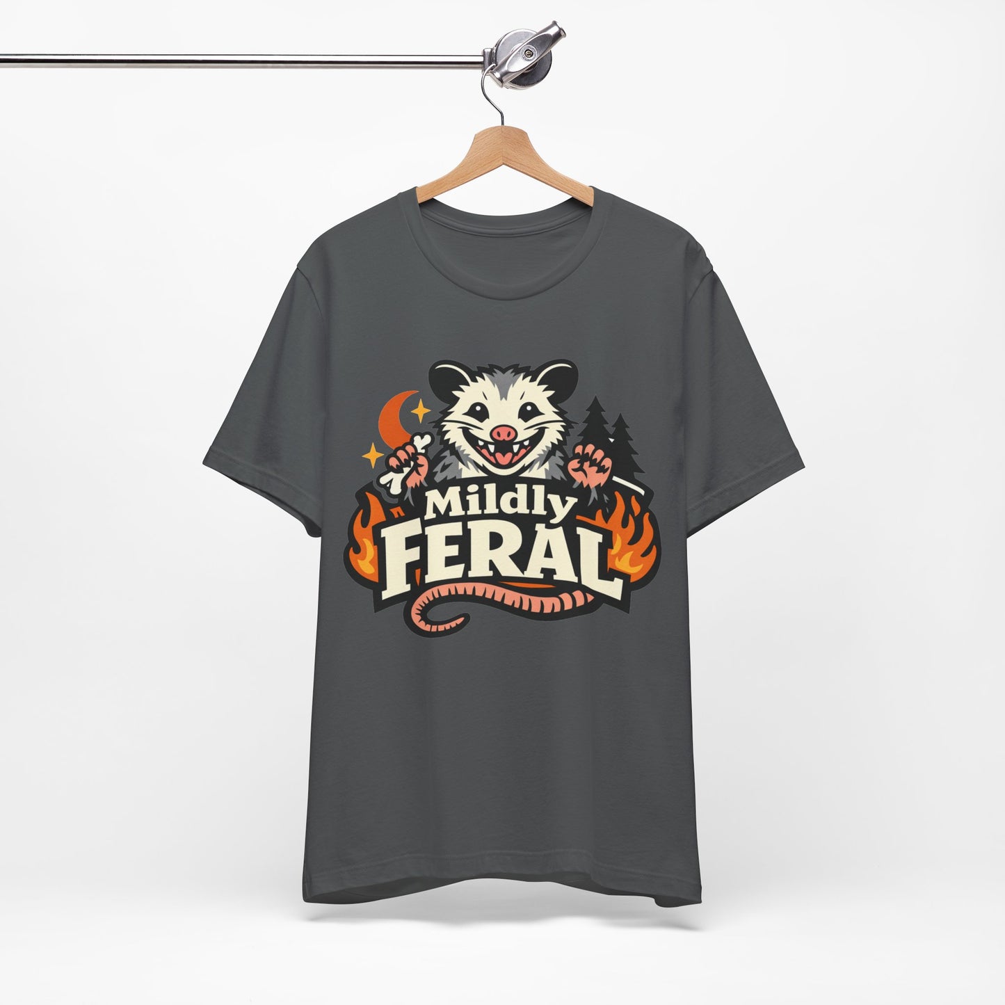 Mildly Feral Funny Burnout Shirt | Khai Studio