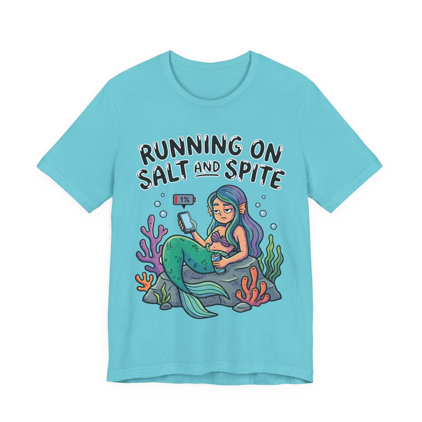 Running on Salt and Spite Funny Burnout Shirt | Khai Studio