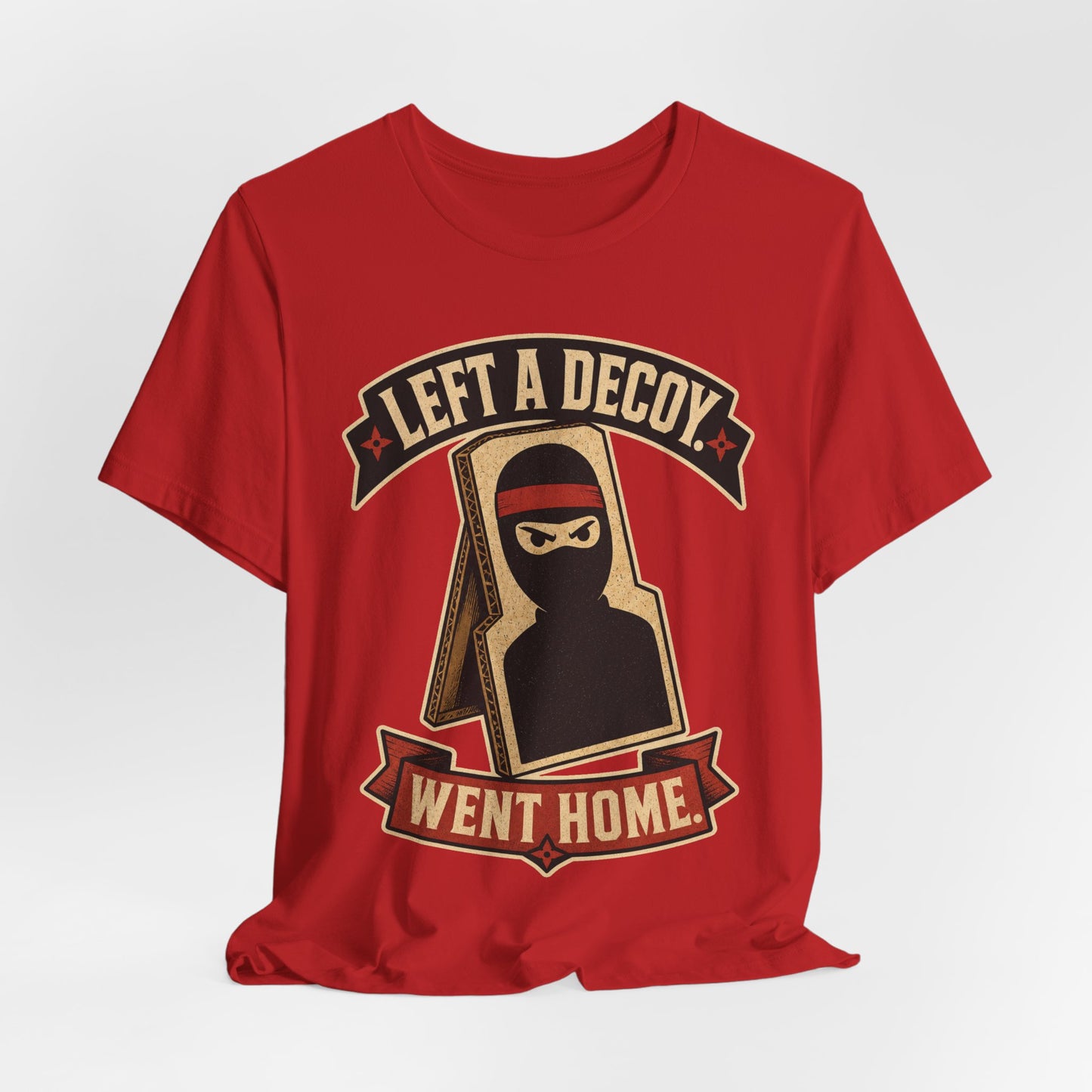 Left a Decoy Went Home Funny Ninja Office Shirt | Khai Studio