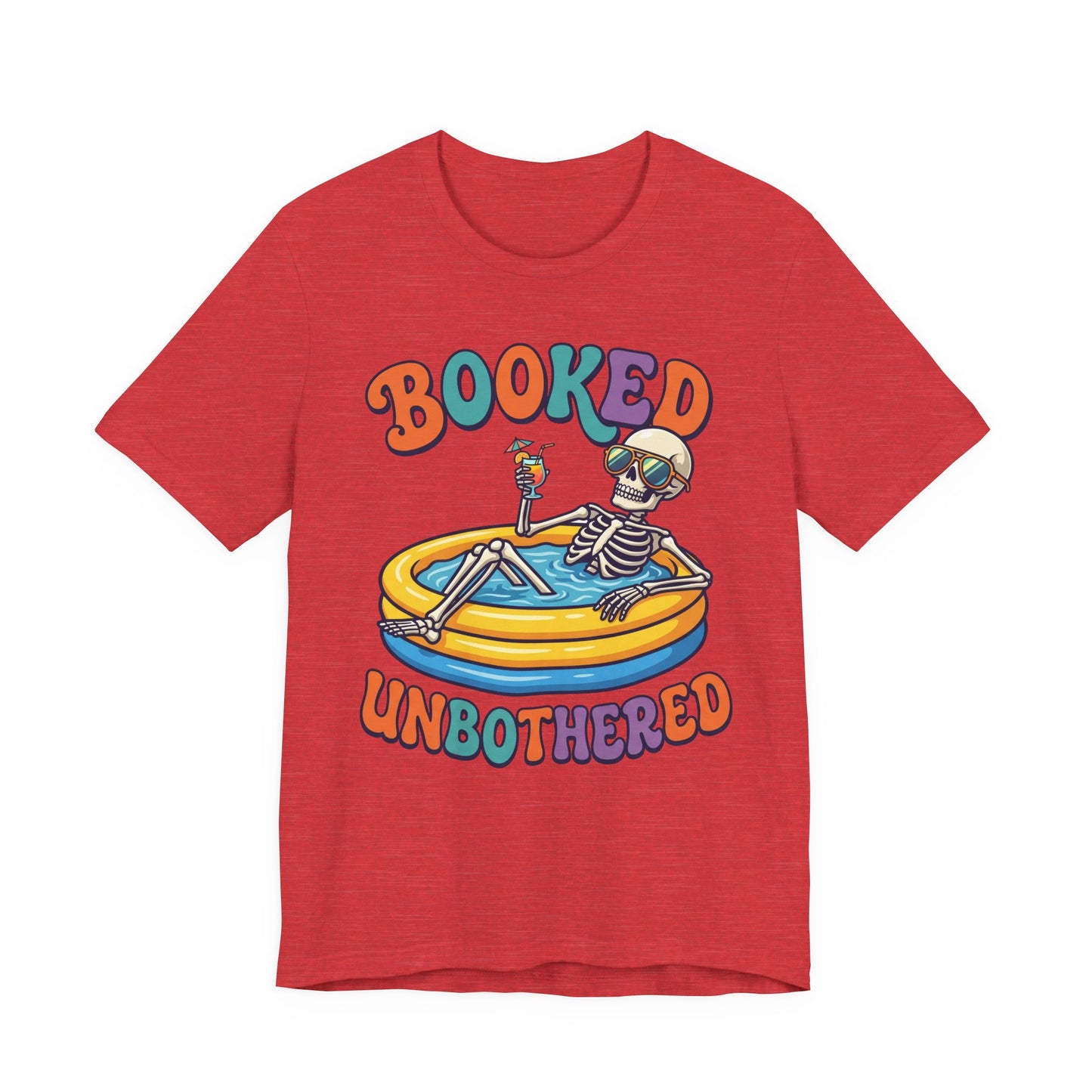 Booked and Unbothered Funny Burnout Shirt | Khai Studio