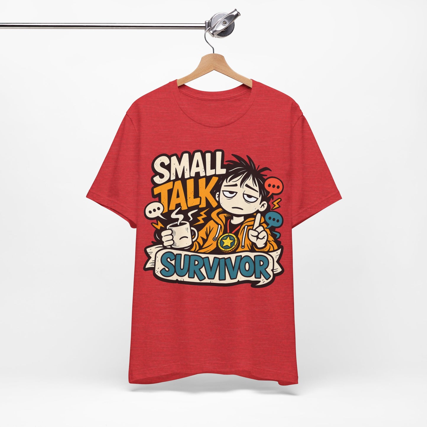 Small Talk Survivor Funny Introvert Shirt | Khai Studio