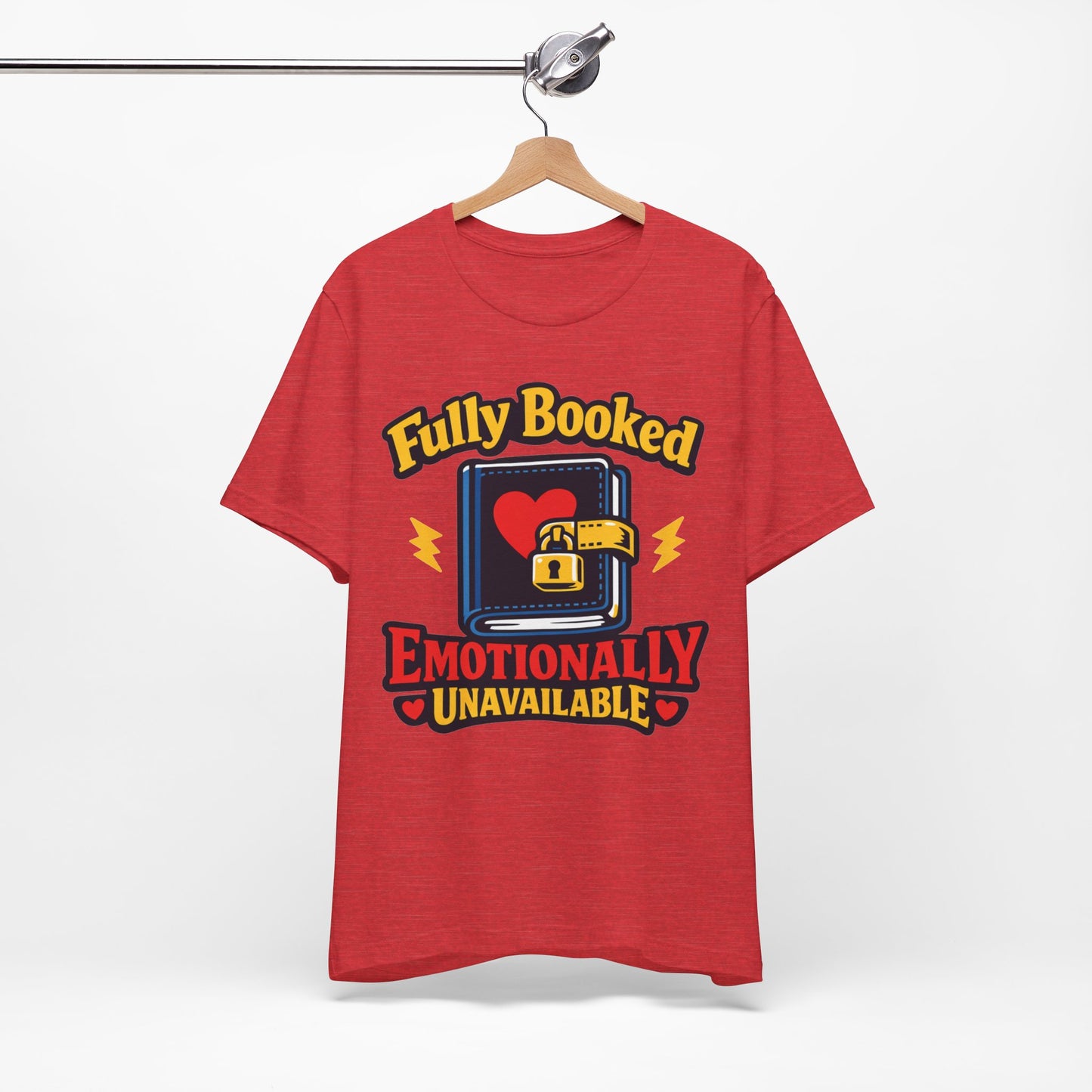 Fully Booked Emotionally Unavailable Funny Introvert Shirt | Khai Studio