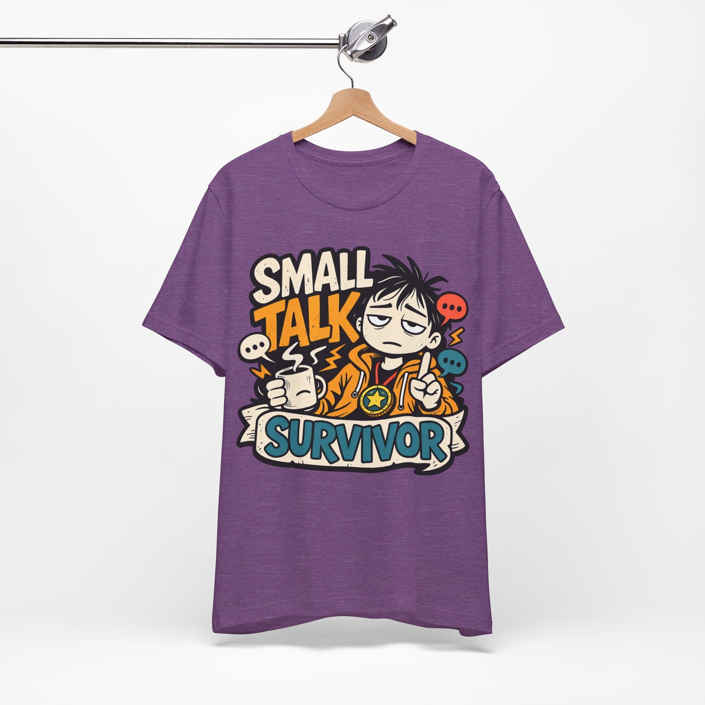 Small Talk Survivor Funny Introvert Shirt | Khai Studio