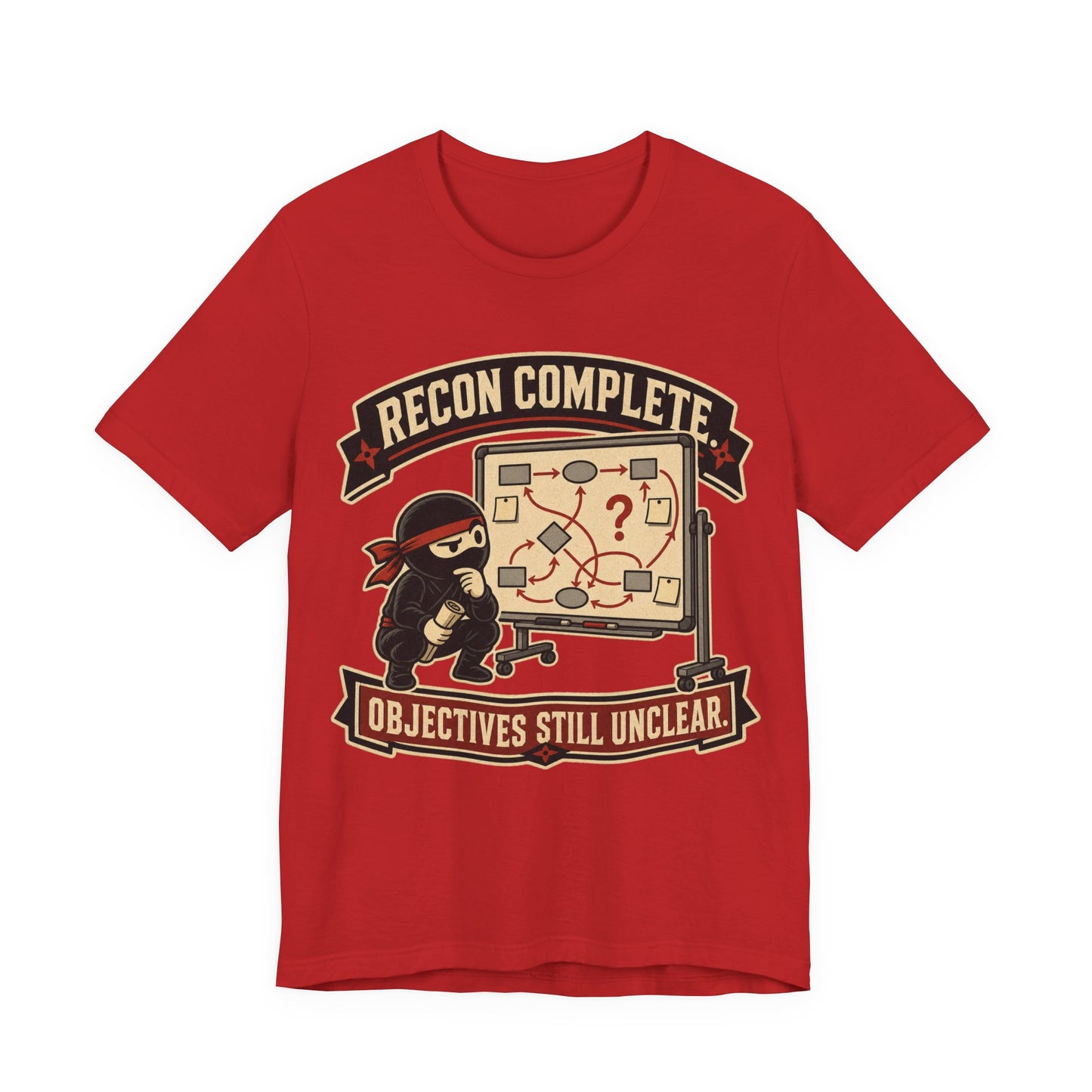 Recon Complete Objectives Still Unclear Funny Ninja Office Shirt | Khai Studio