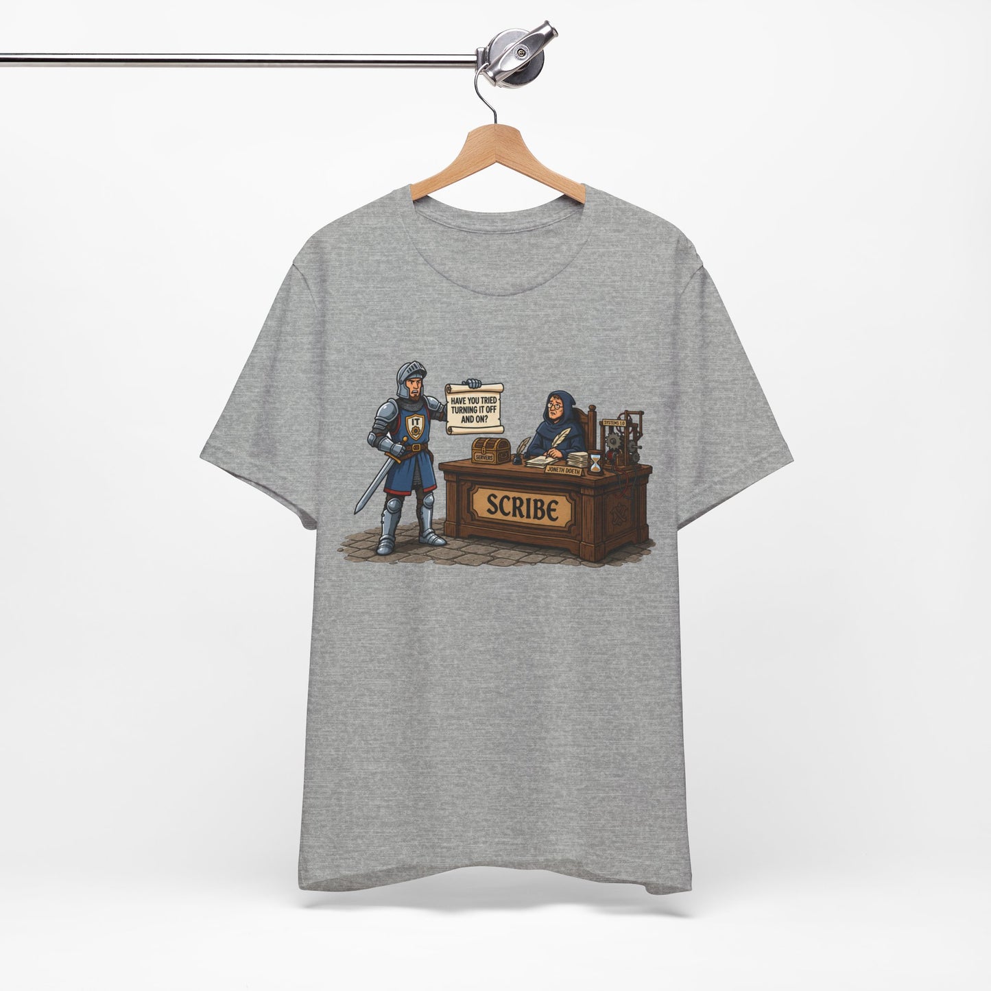 Help Desk Have You Tried Turning It Off and On Funny Burnout Shirt | Khai Studio