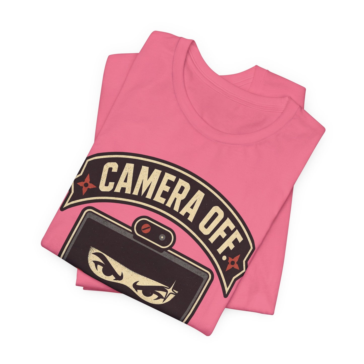 Camera Off Mission On Funny Ninja Office Shirt | Khai Studio