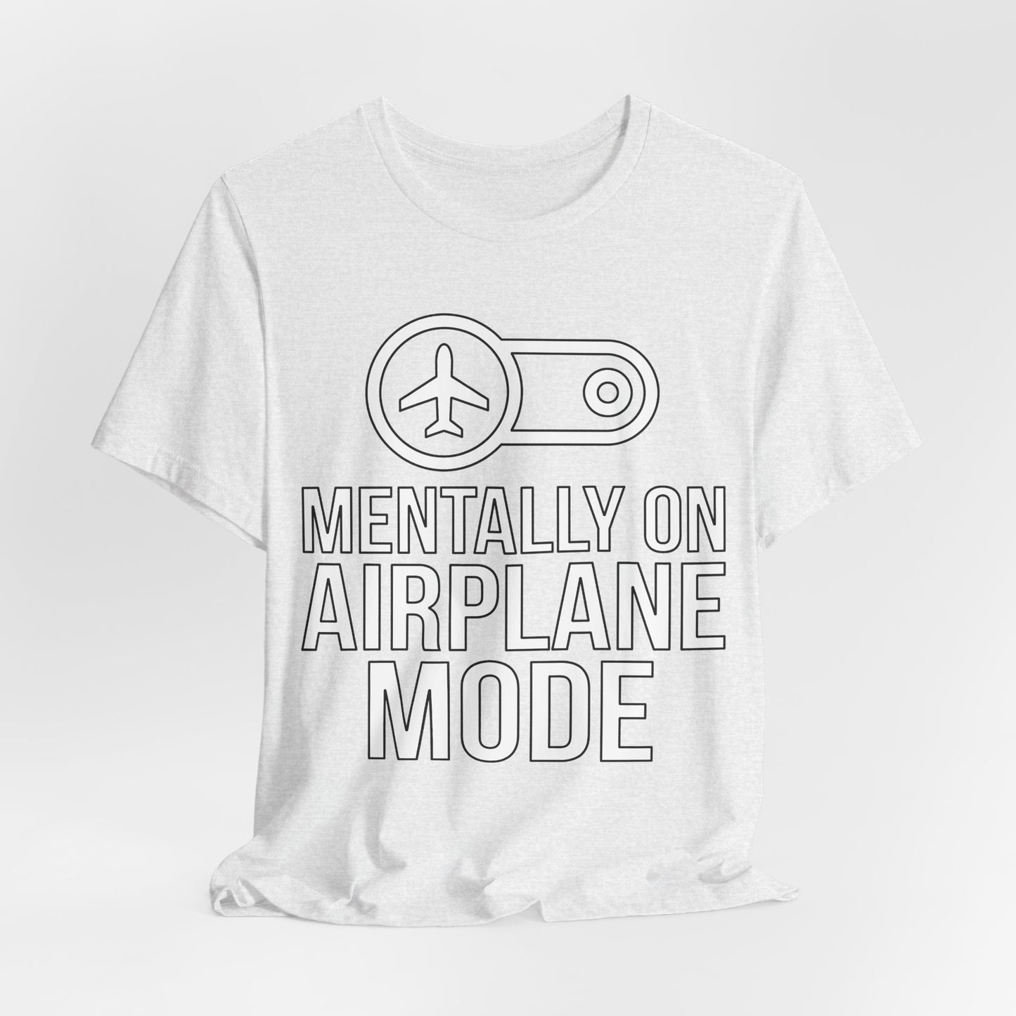Mentally on Airplane Mode Funny Introvert Shirt | Khai Studio