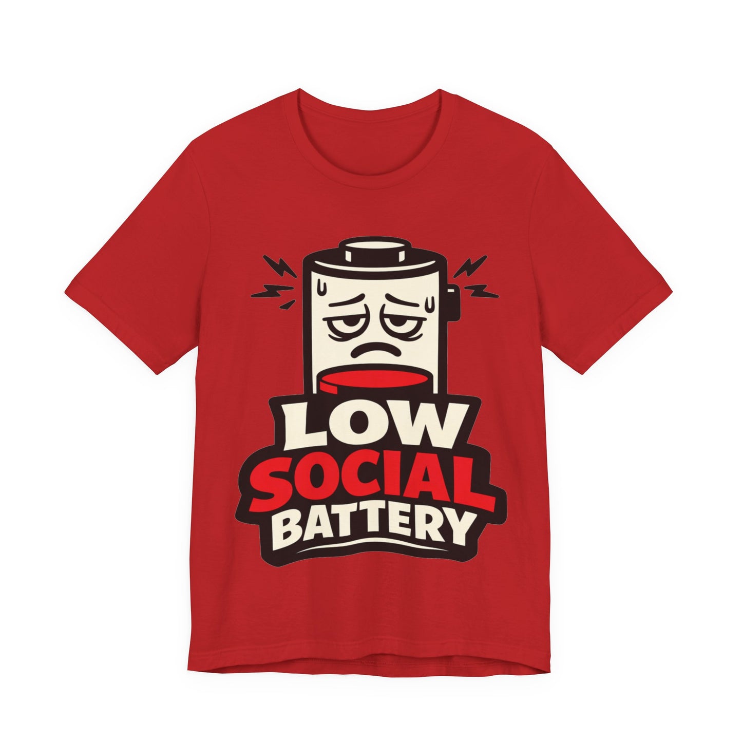 Low Social Battery Funny Introvert Shirt | Khai Studio