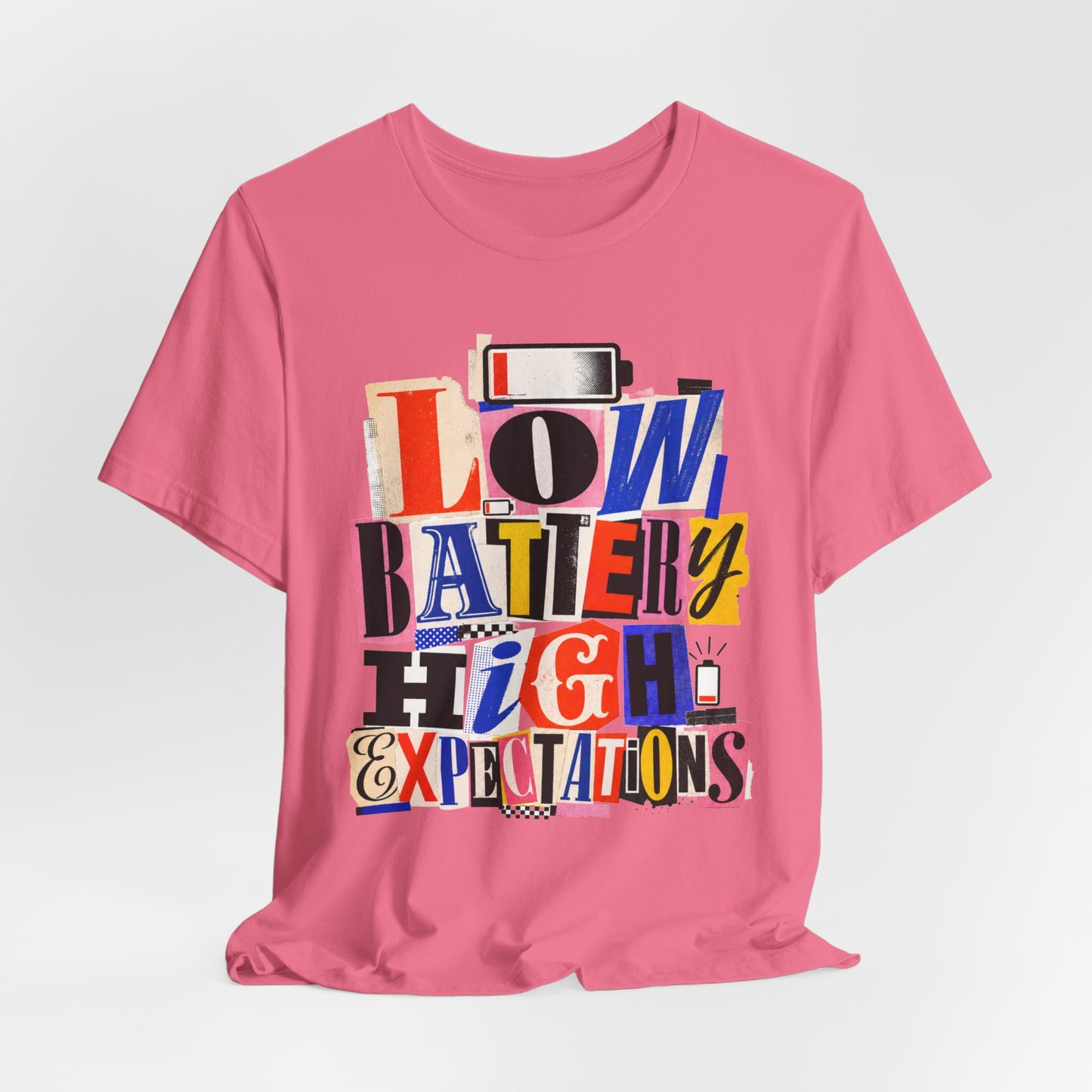 Low Battery High Expectations Funny Introvert Shirt | Khai Studio