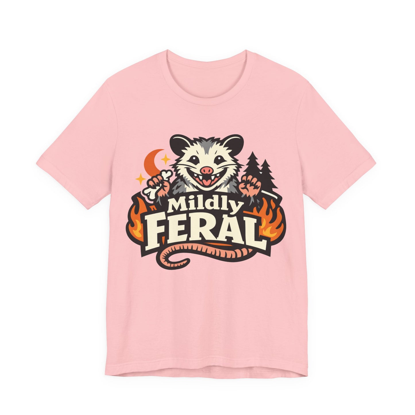 Mildly Feral Funny Burnout Shirt | Khai Studio