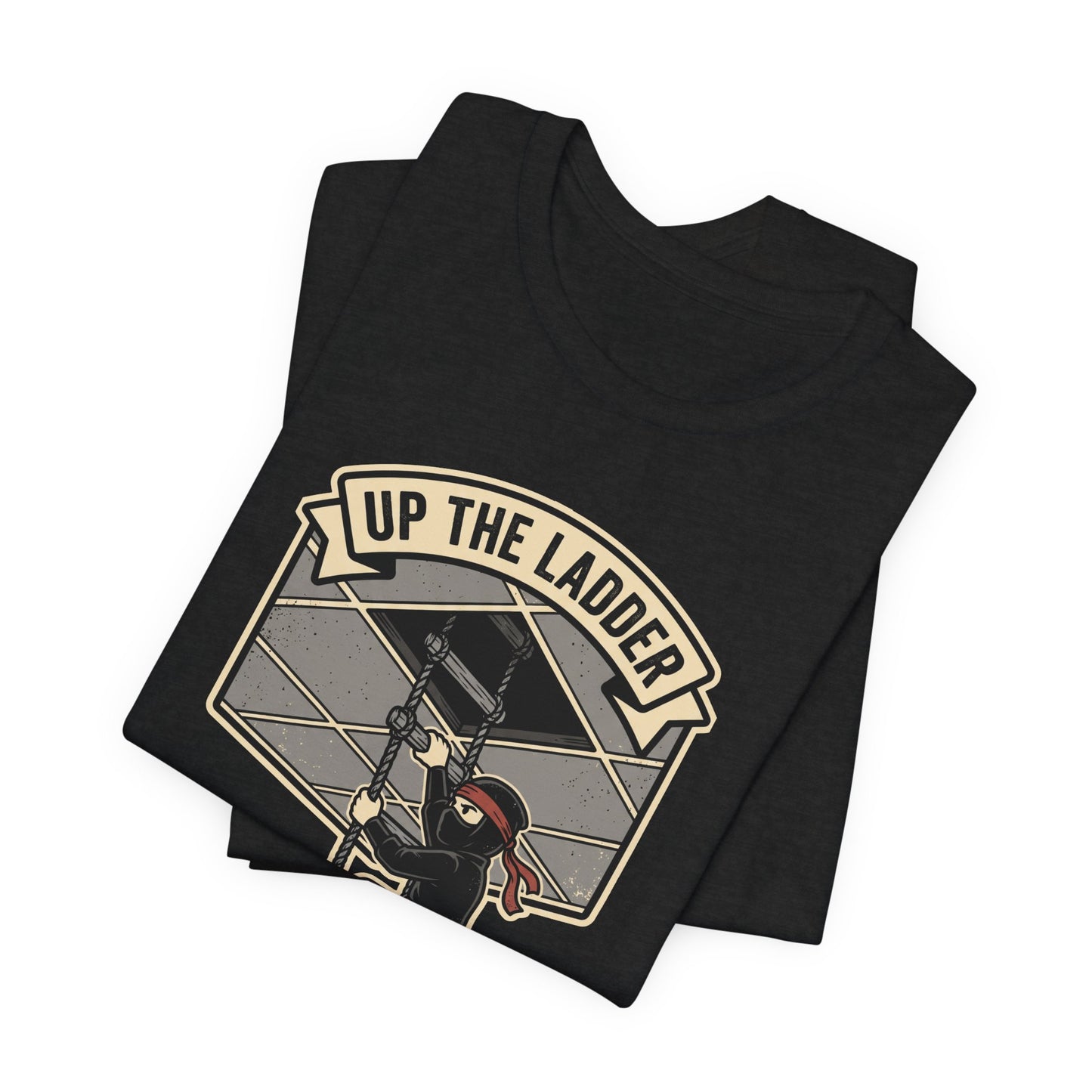 Up the Ladder Under the Radar Funny Ninja Office Shirt | Khai Studio