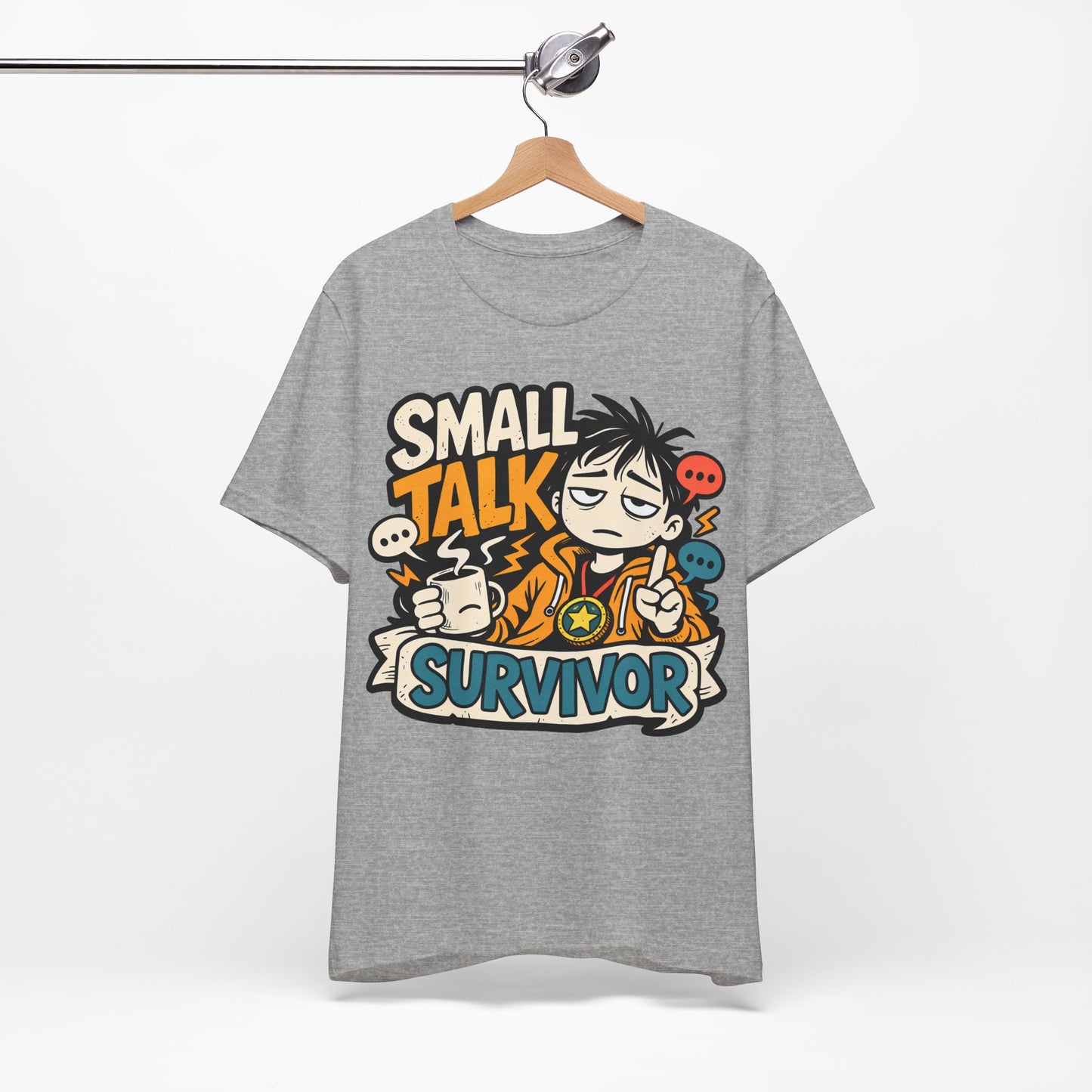 Small Talk Survivor Funny Introvert Shirt | Khai Studio