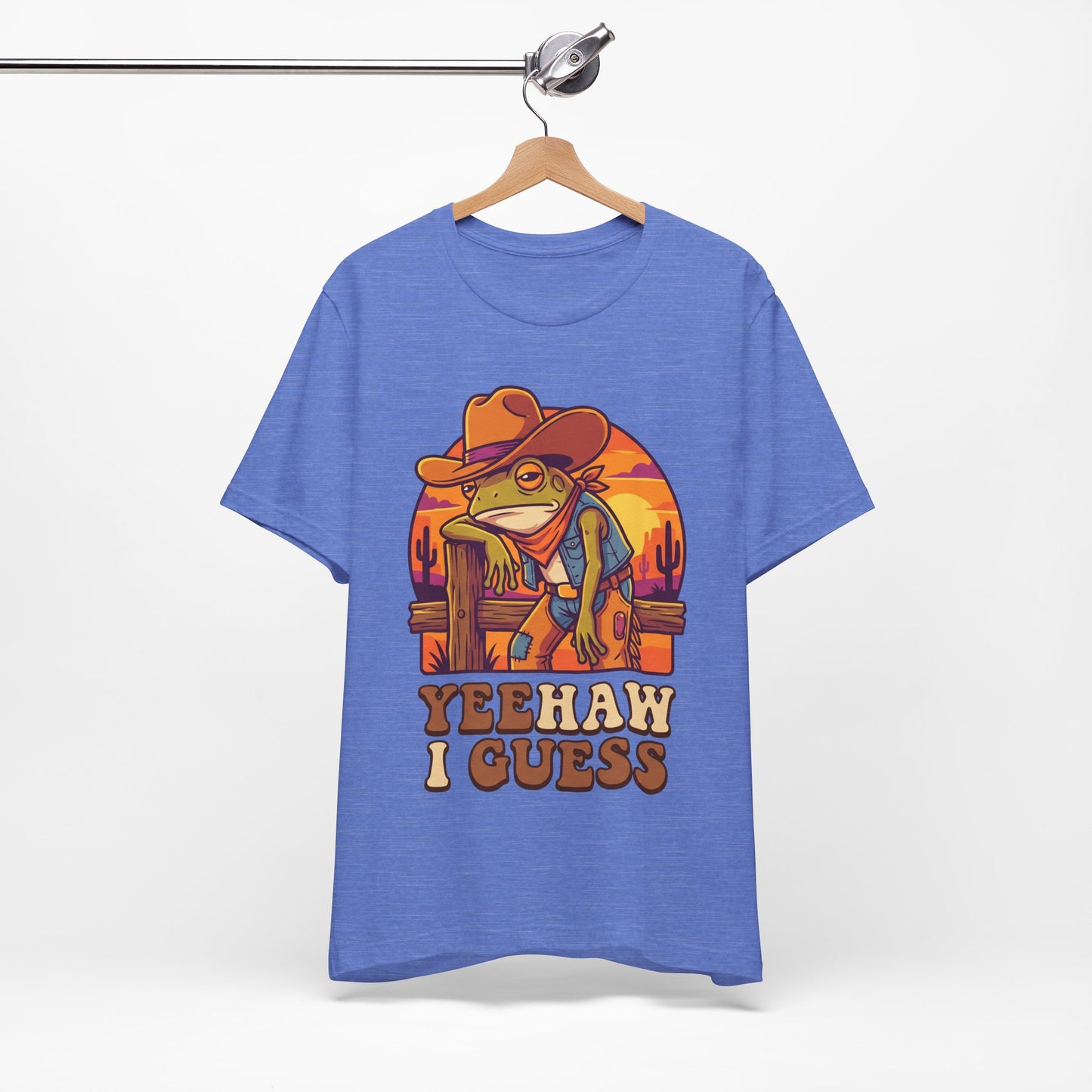 Yeehaw I Guess Funny Burnout Shirt | Khai Studio