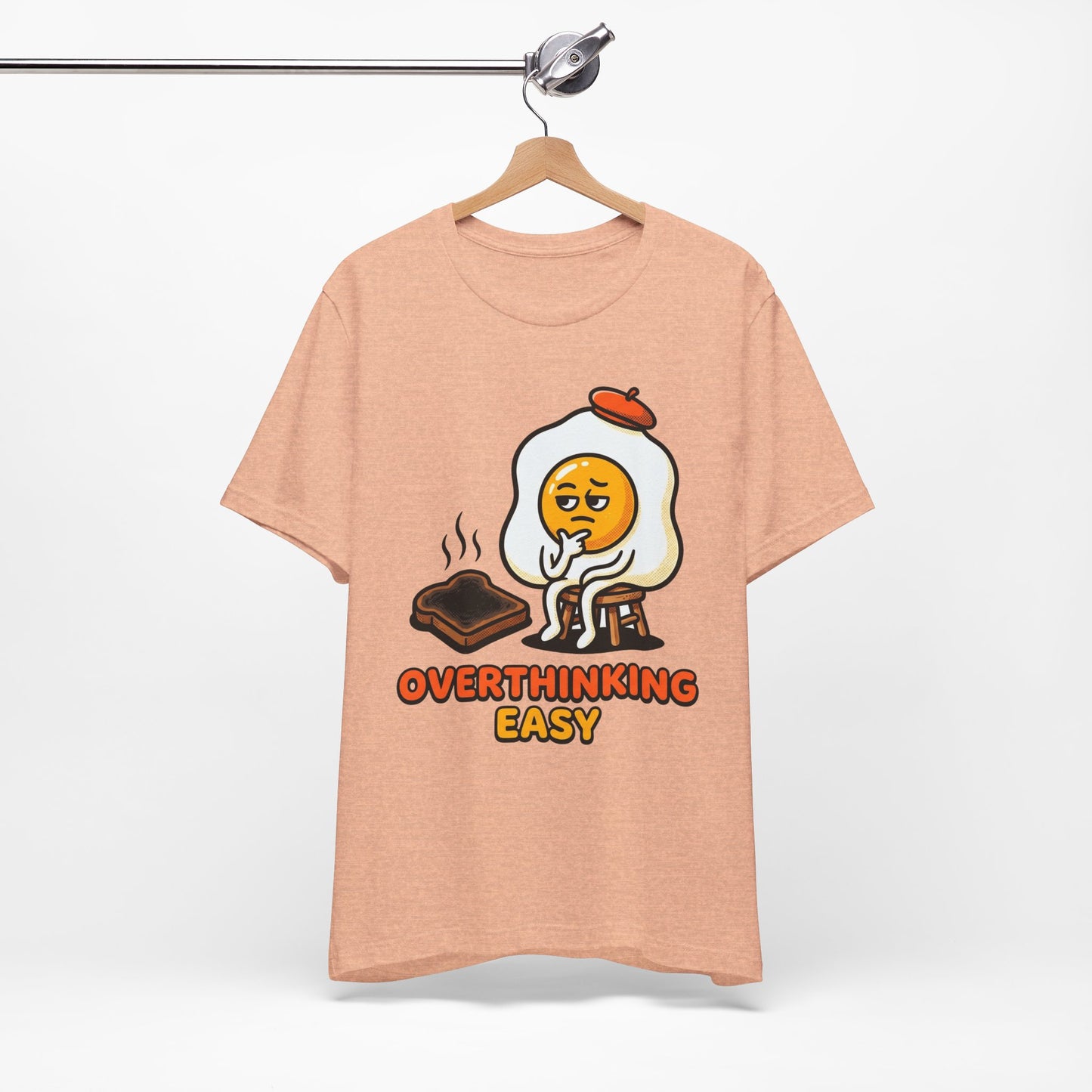 Overthinking Easy Funny Burnout Shirt | Khai Studio