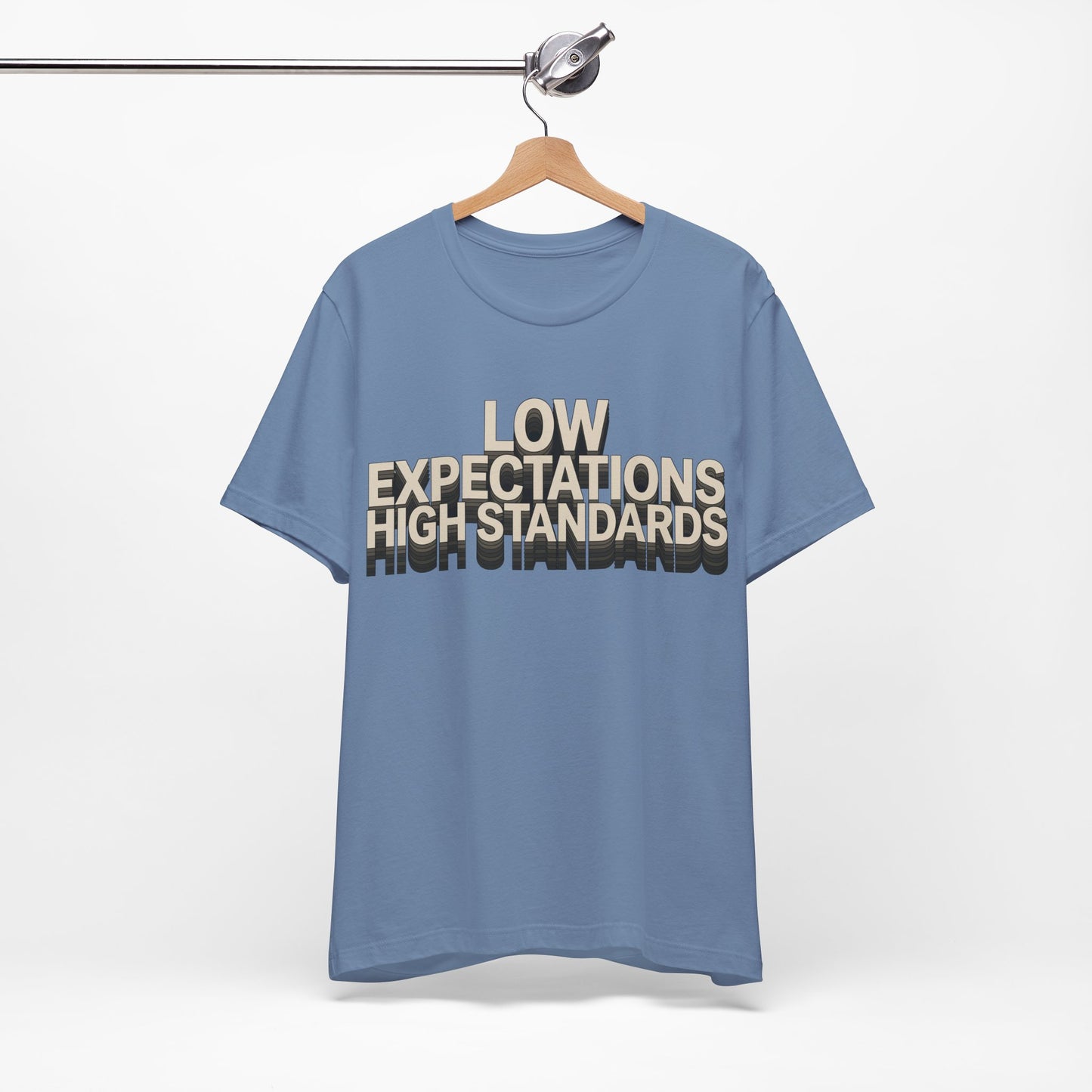 Low Expectations High Standards Funny Deadpan Shirt | Khai Studio