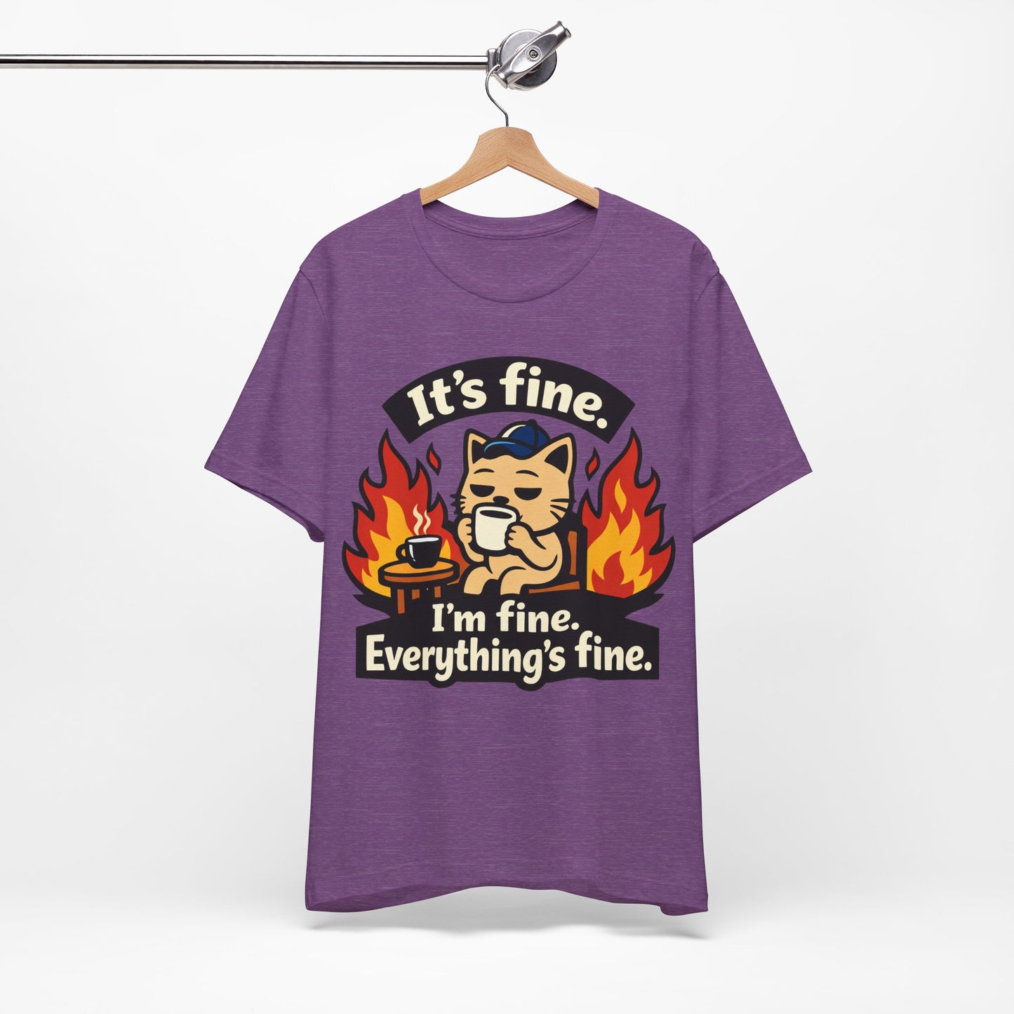 It's Fine I'm Fine Everything's Fine Funny Burnout Shirt | Khai Studio