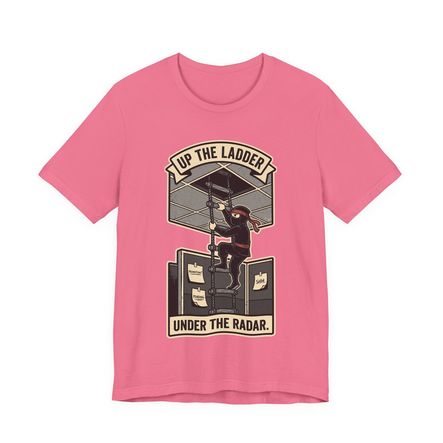 Up the Ladder Under the Radar Funny Ninja Office Shirt | Khai Studio