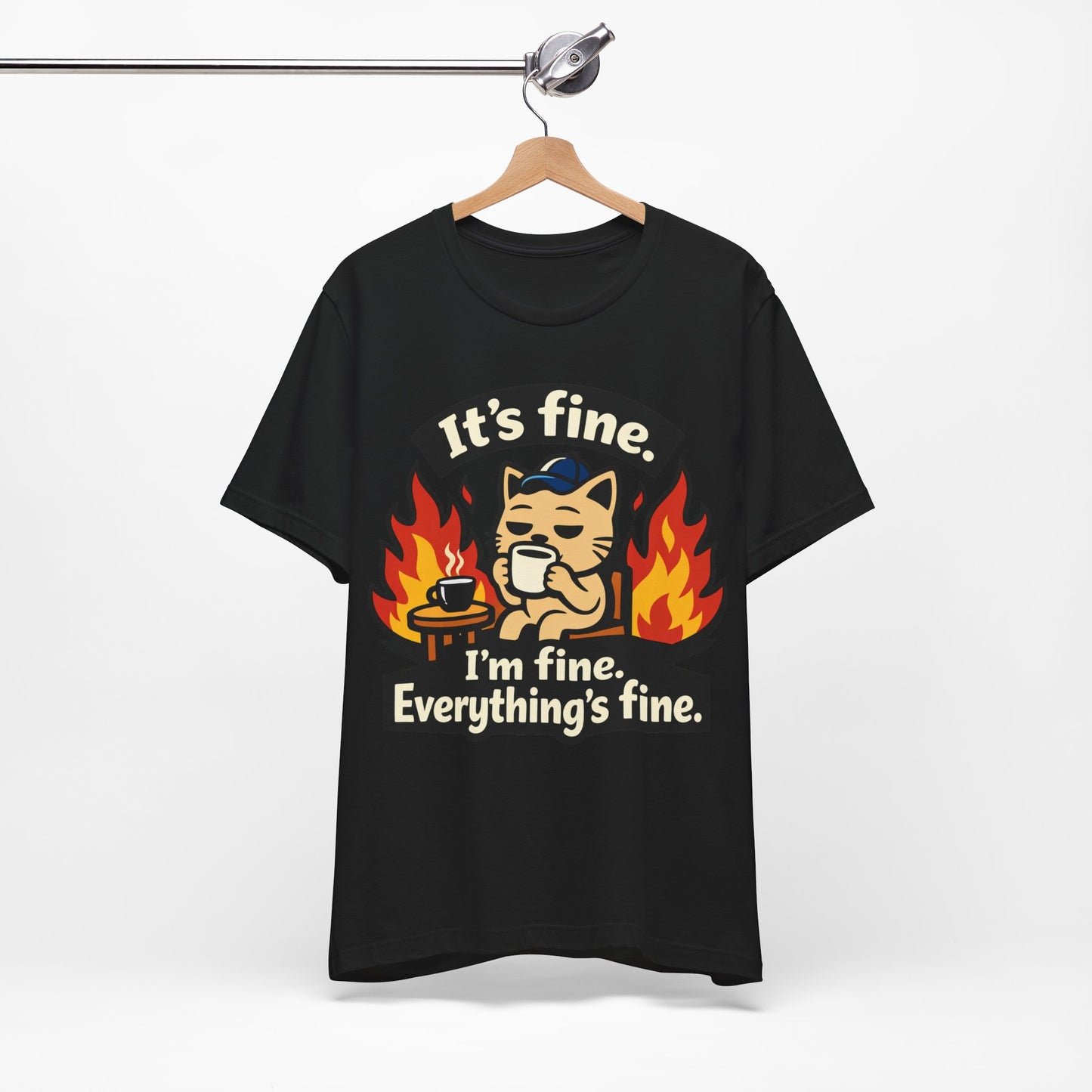 It's Fine I'm Fine Everything's Fine Funny Burnout Shirt | Khai Studio