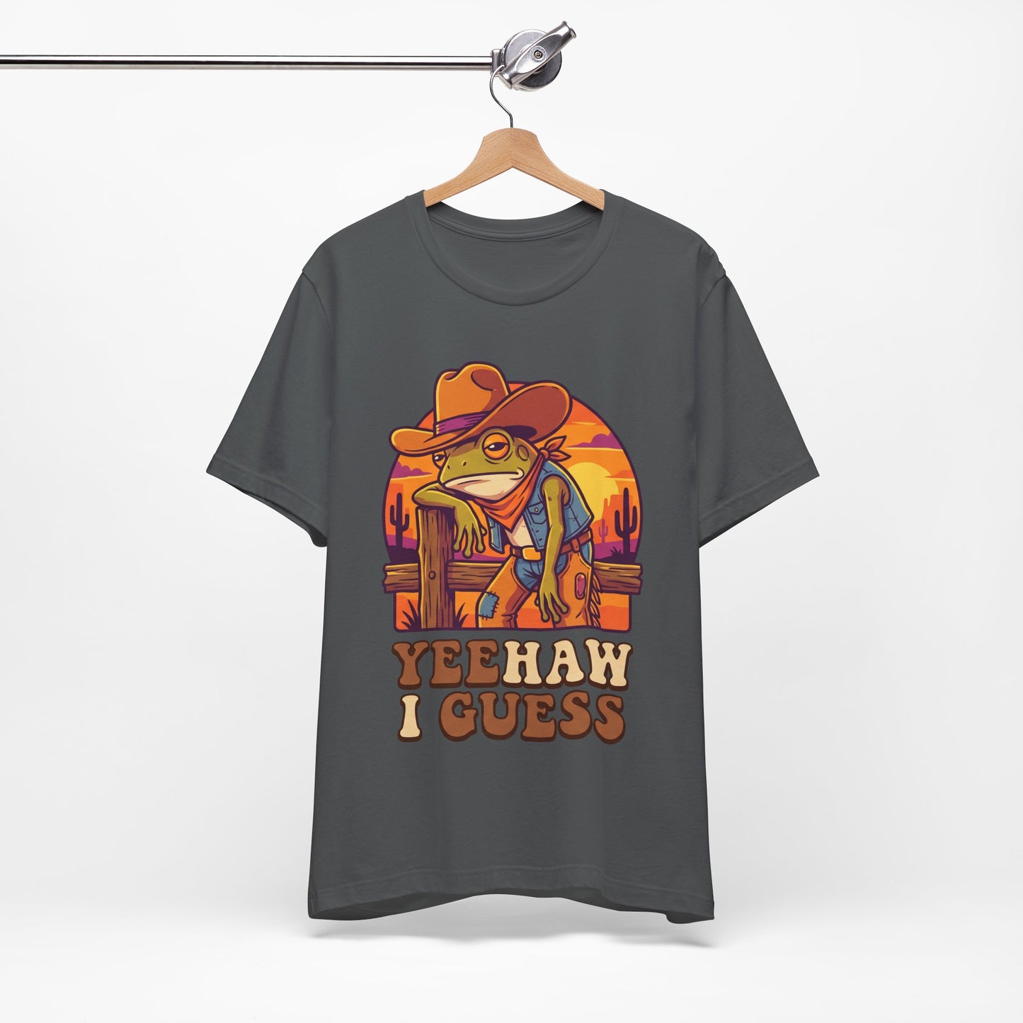 Yeehaw I Guess Funny Burnout Shirt | Khai Studio